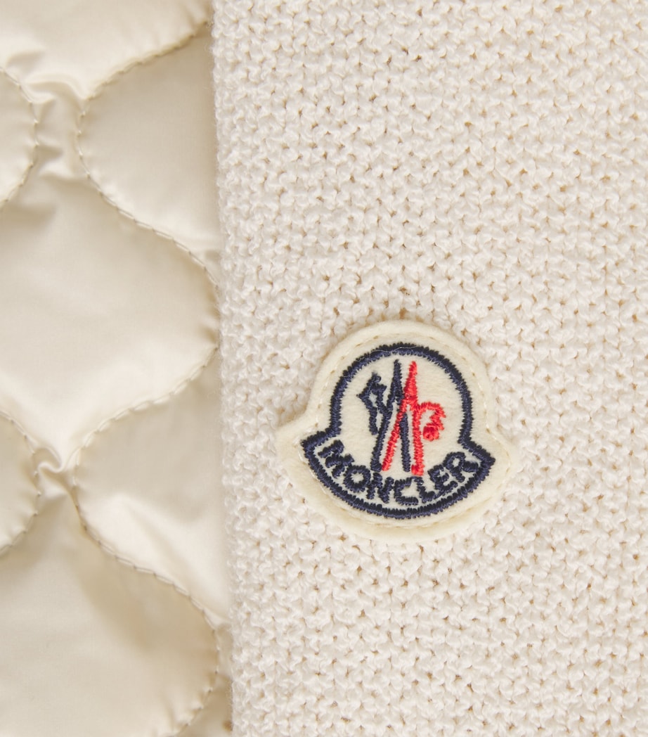 Moncler Womens Quilted Down Cardigan Image 6