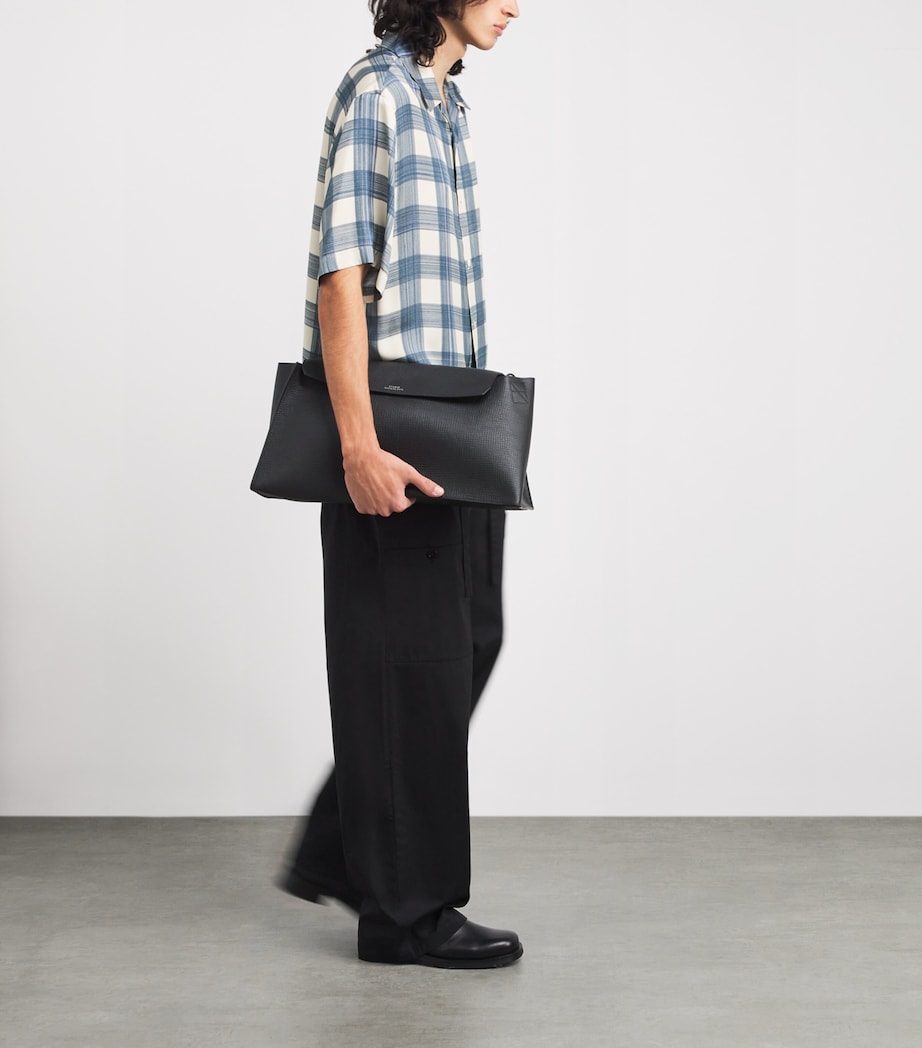 Short-Sleeve Check Shirt 294 BLUE HYDRANGEA Image 2