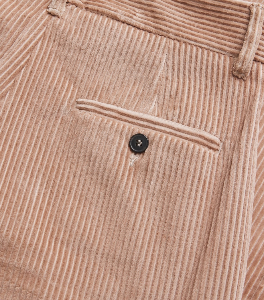 Corduroy Wide-Leg Trousers ANTIQUE ROSE Image 5