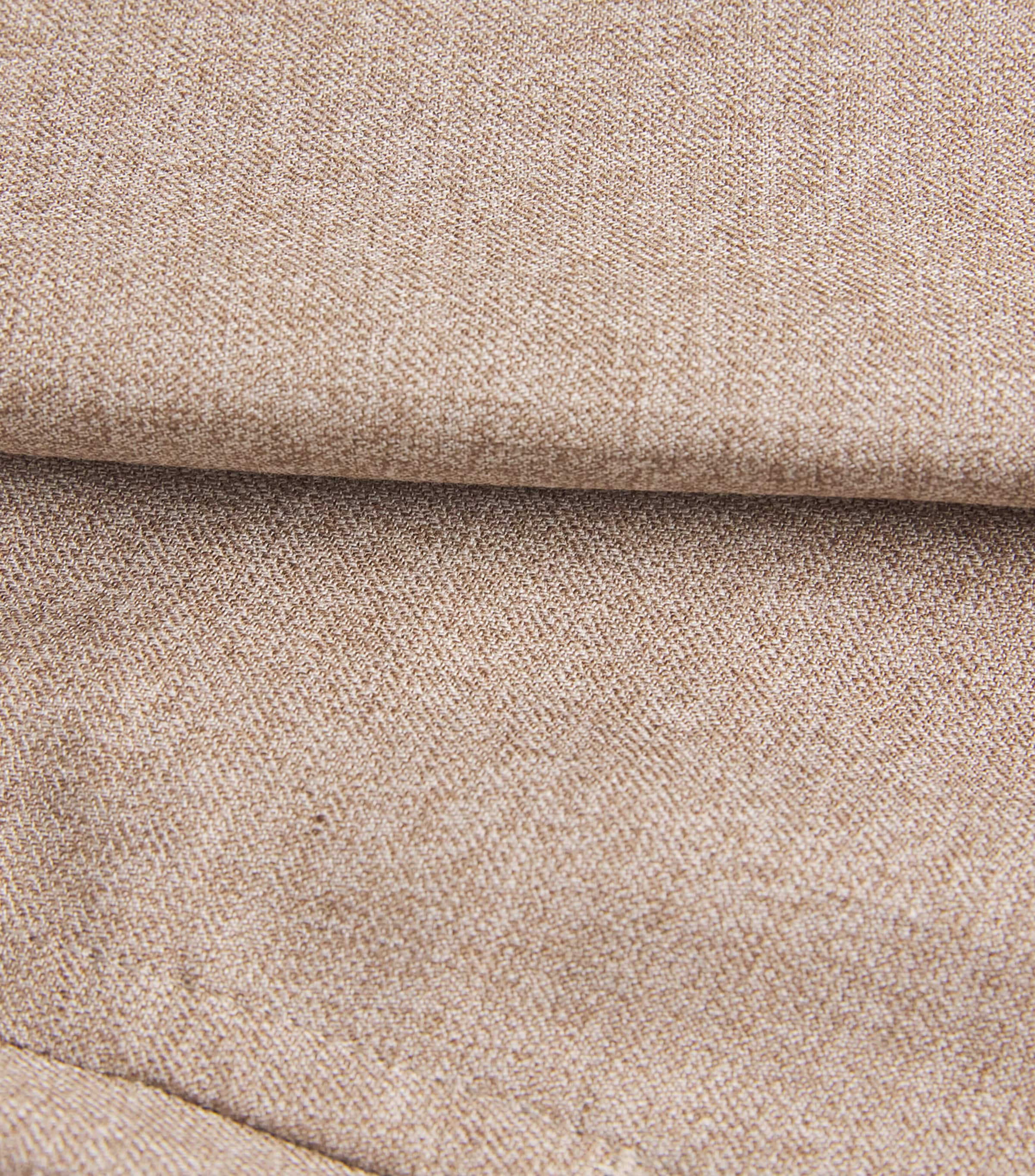 Wool Callis Trousers 0106 DARK CAMEL Image 6