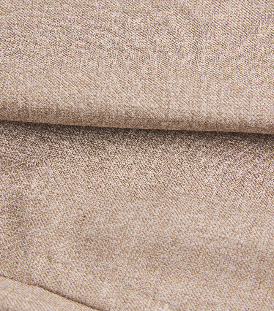 Wool Callis Trousers 0106 DARK CAMEL Image 6