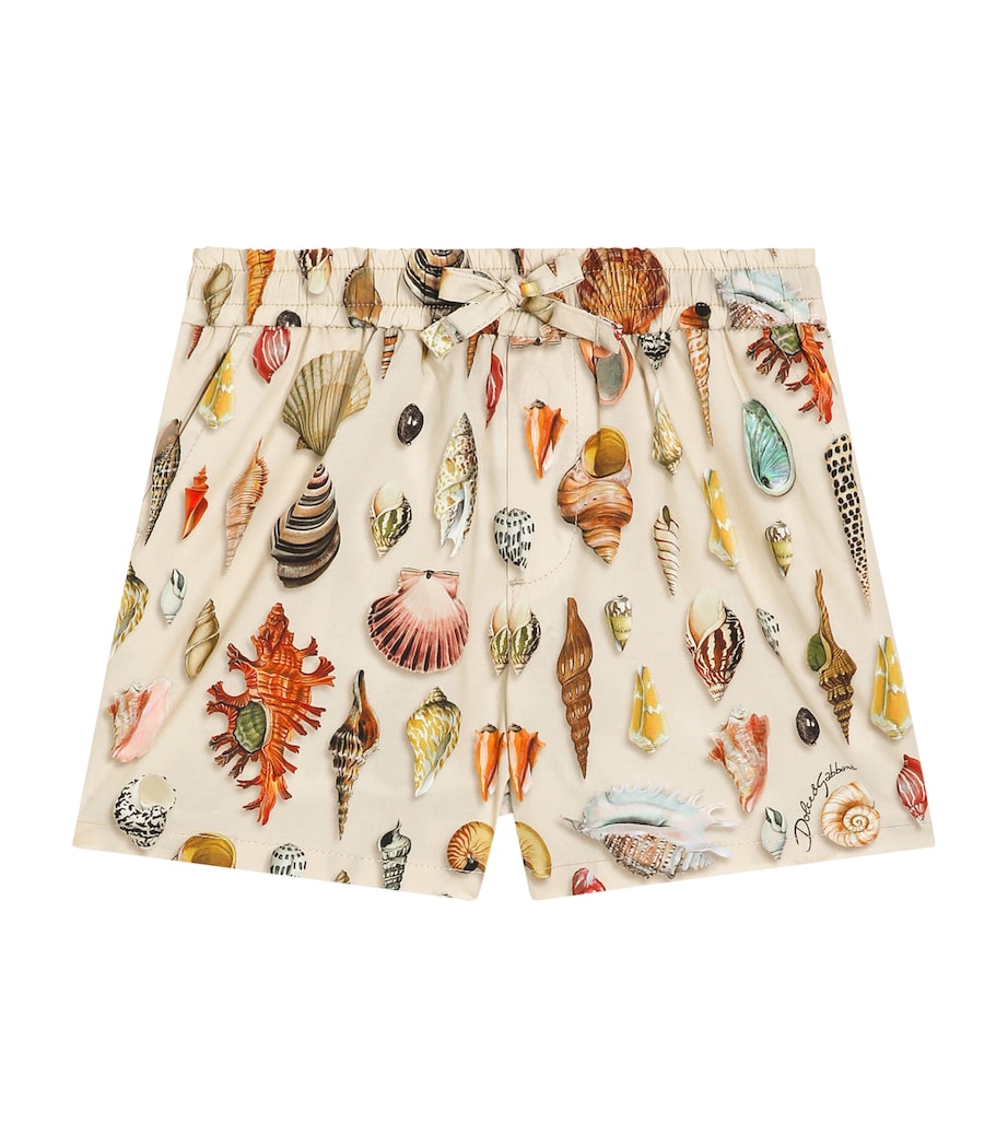 Seashell Drawstring Shorts (3-36 Months) HK5PI-CONCHIGLIE Image 1