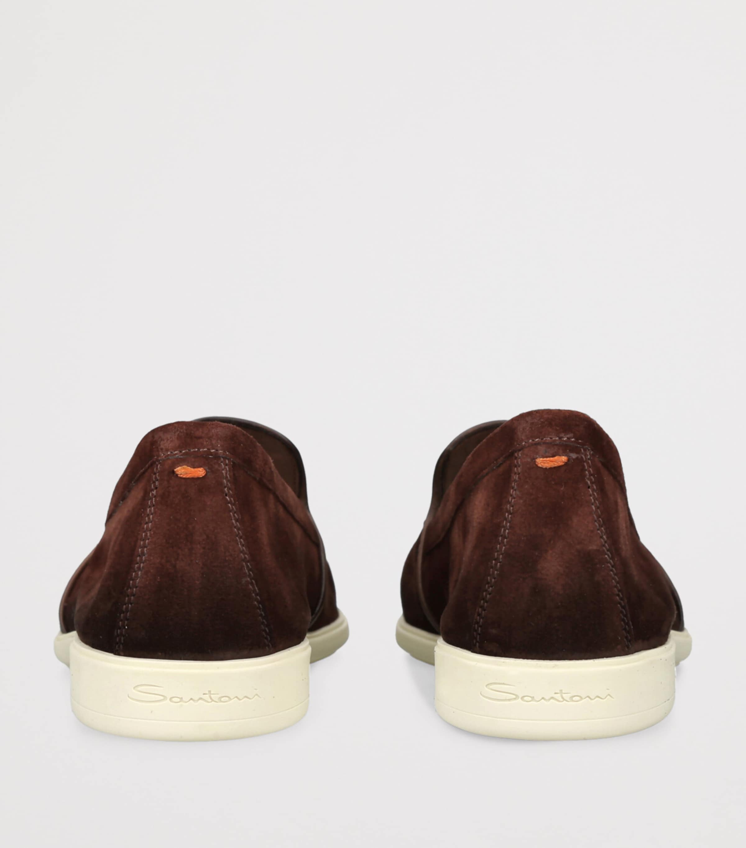 Suede Malibu Loafers DARK BROWN Image 2