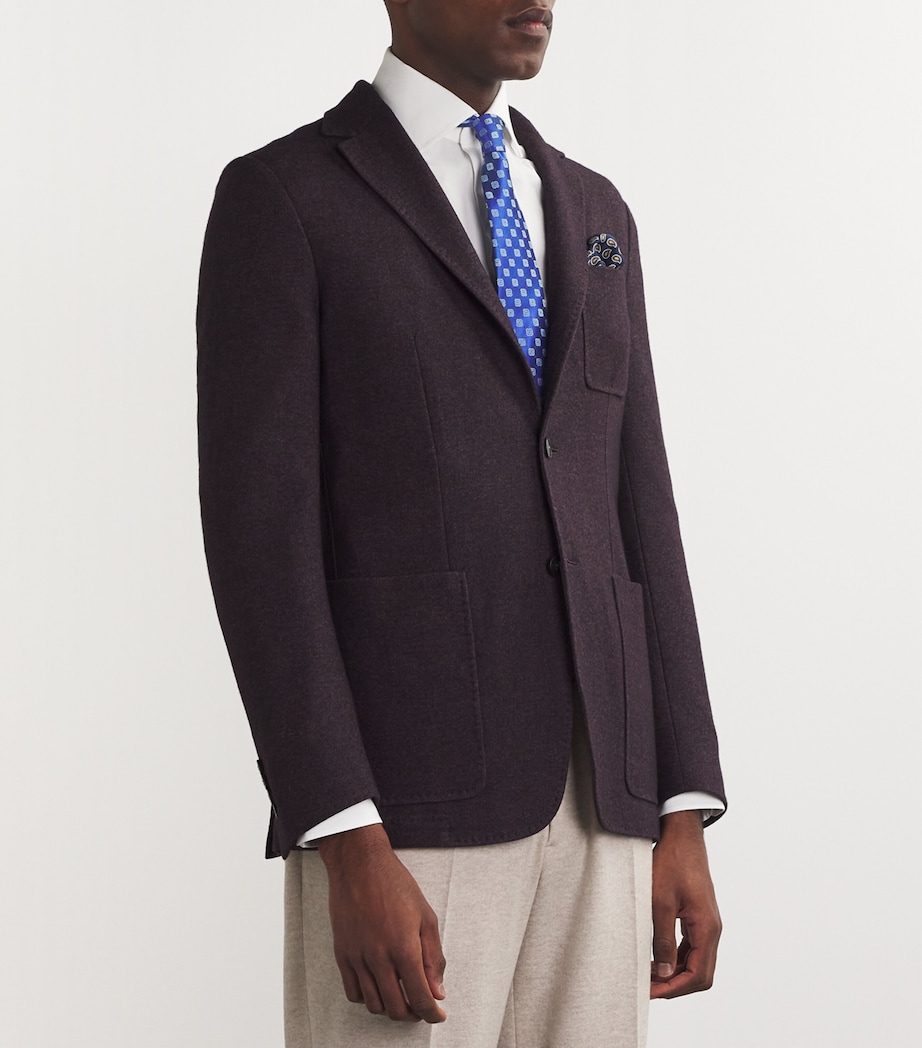 Canali Silk Jacquard Tie Image 2