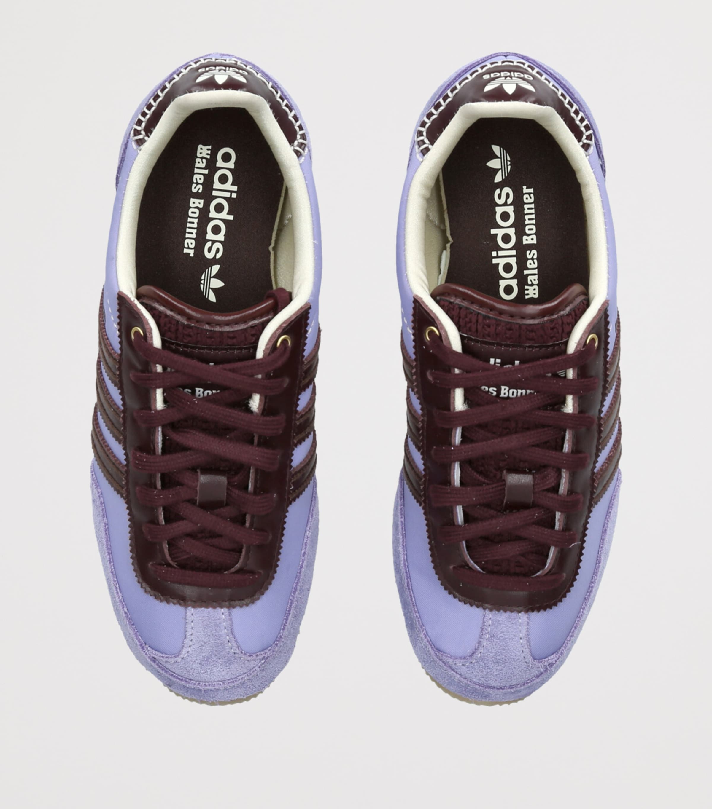 adidas Purple x Wales Bonner Suede-Trim Japan Sneakers | Harrods US