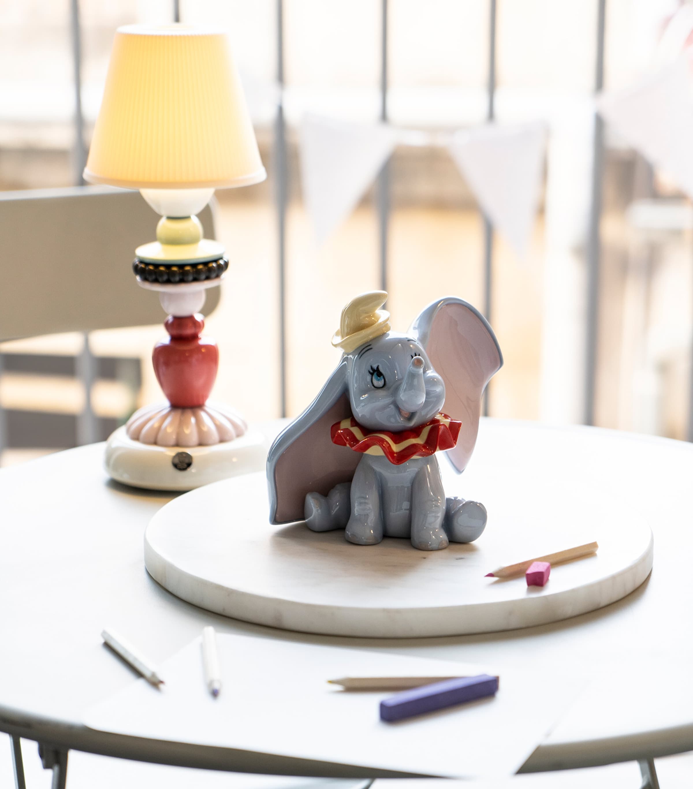 Lladró Porcelain Dumbo Figurine Image 2