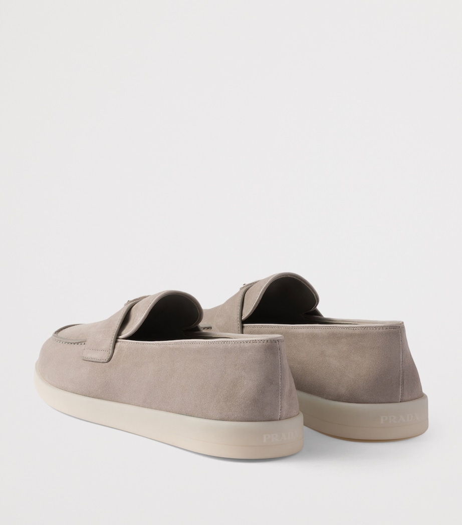 Suede Triangle Loafers F0424 Image 5