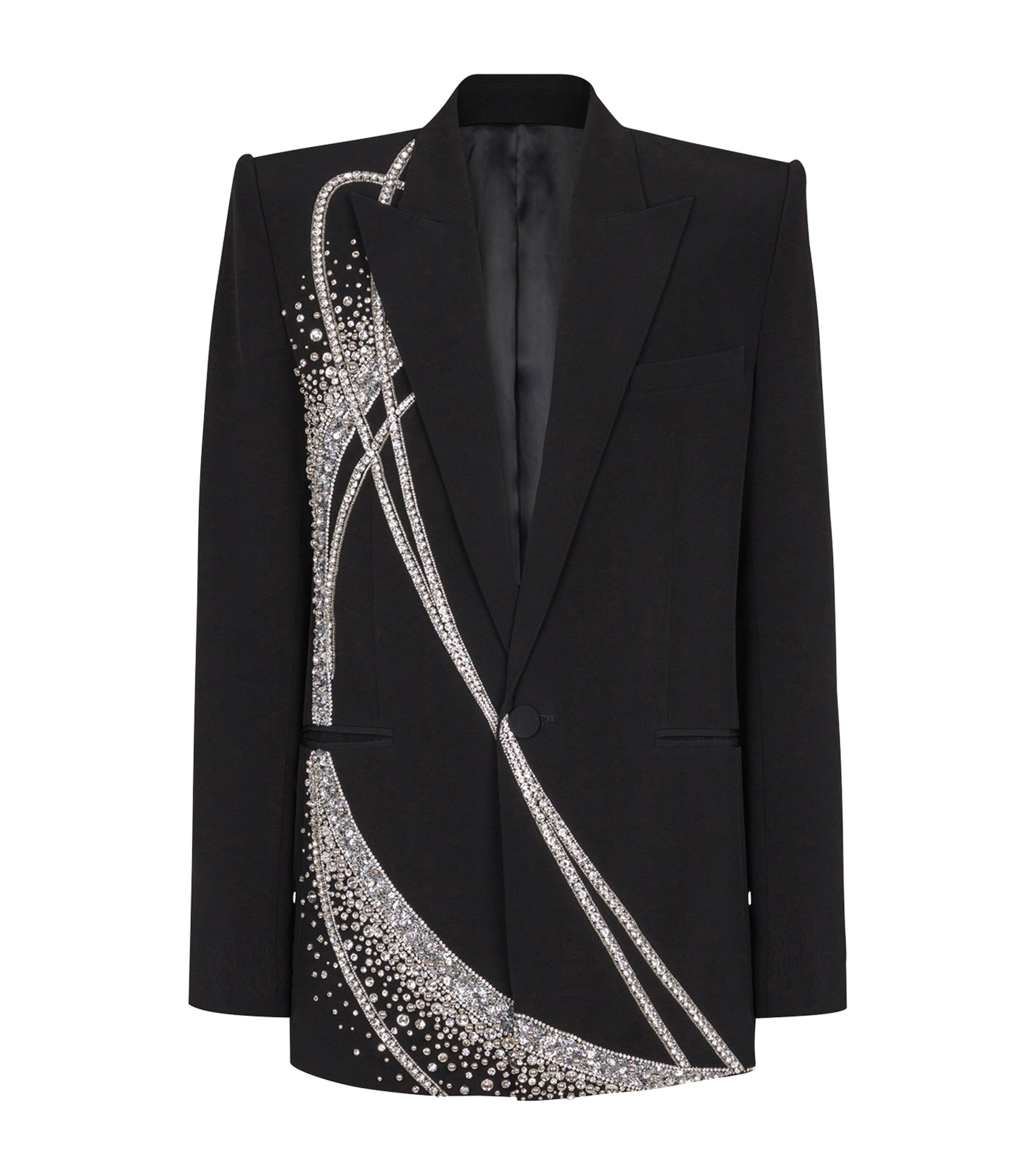 ジャケット Balmain Single-Breasted Jacket Balmain Embroidered Single-Breasted Blazer | Harrods US