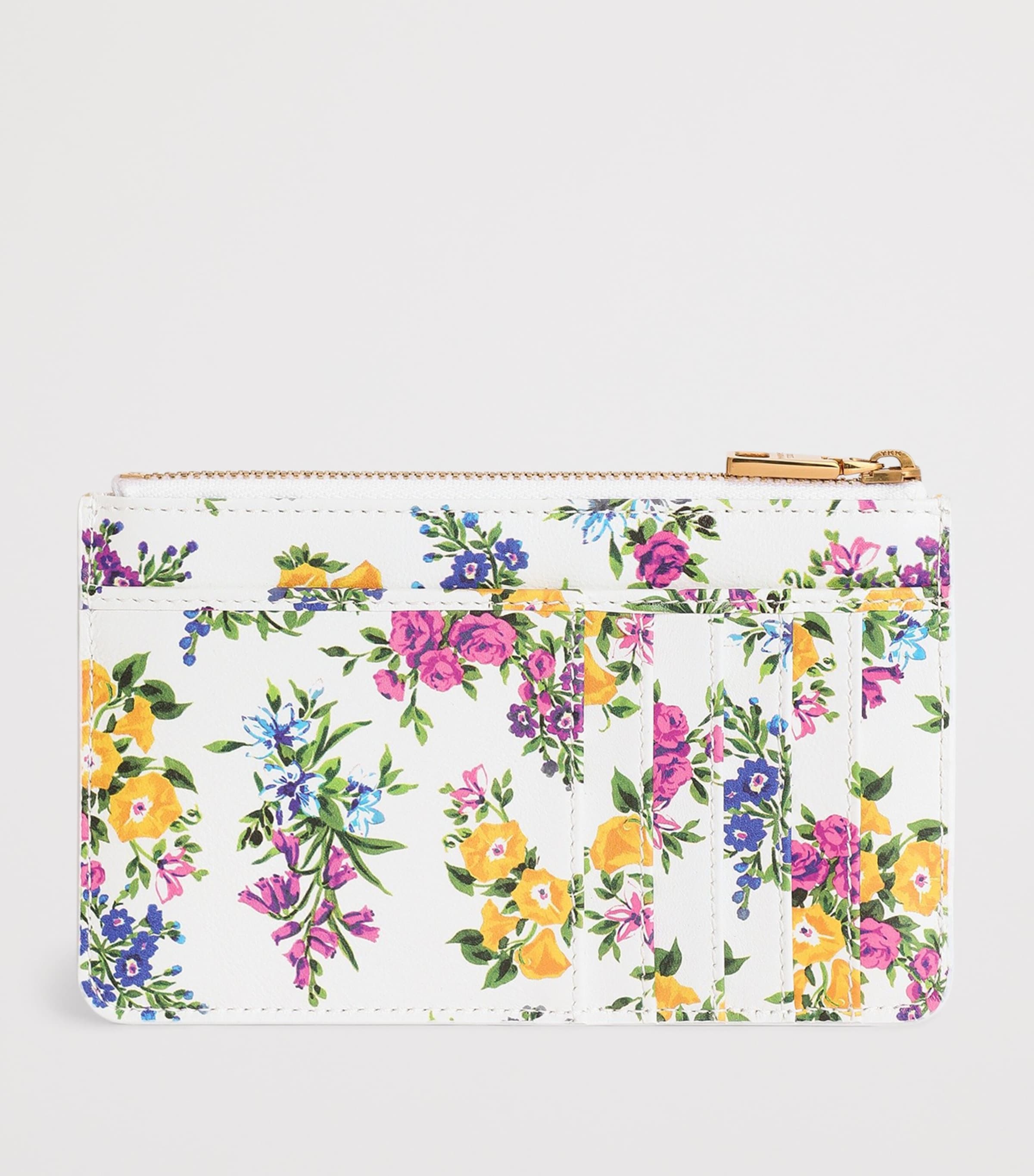 Dolce&Gabbana Calfskin Floral Print Card Holder Fiorellin Image 3