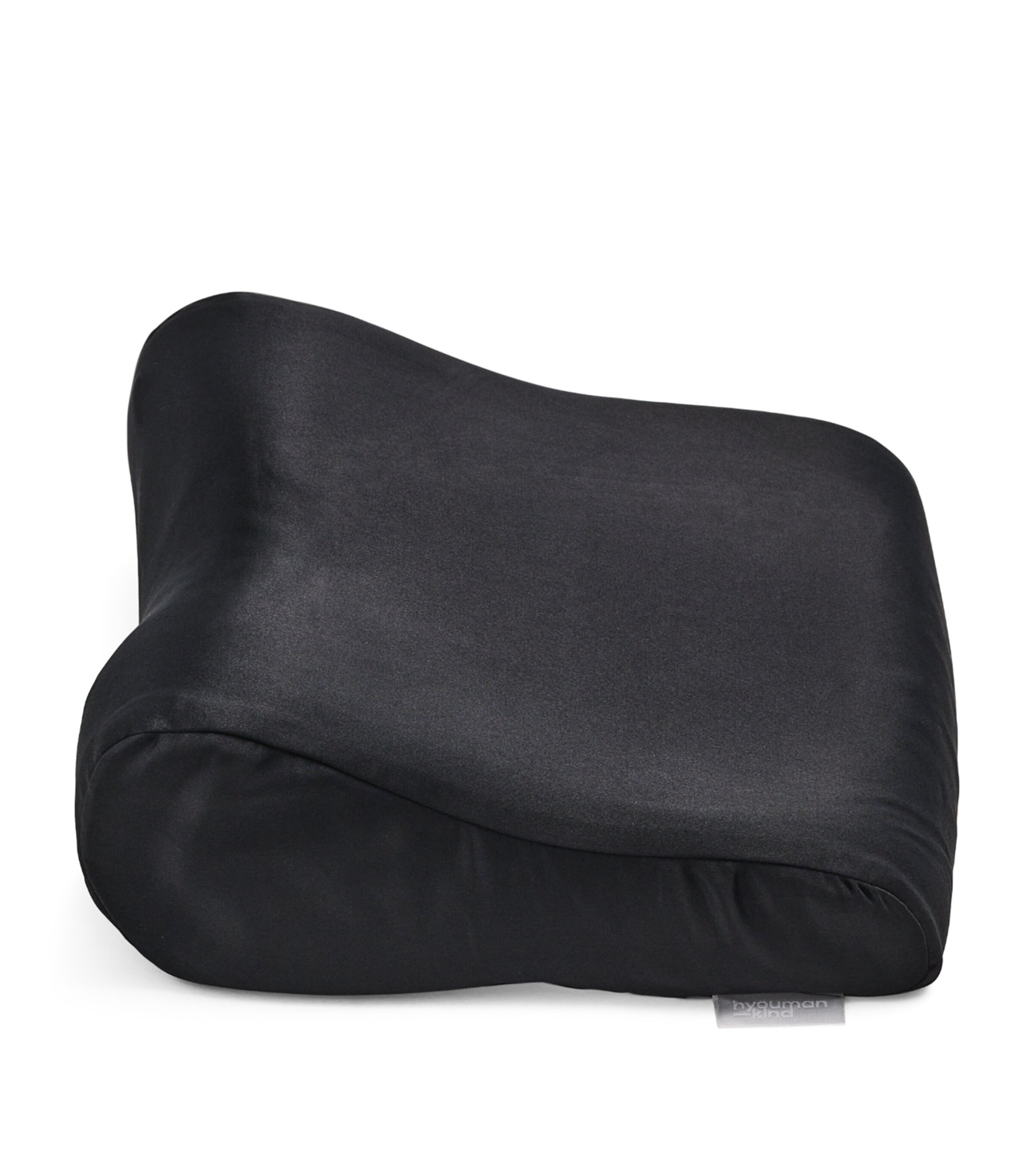 HYOUMANKIND Silk Go Pillowcase (32cm x 34cm) Black Image 3