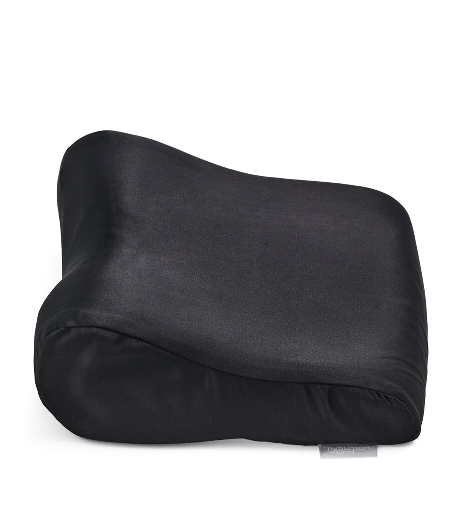 HYOUMANKIND Silk Go Pillowcase (32cm x 34cm) Black Image 3