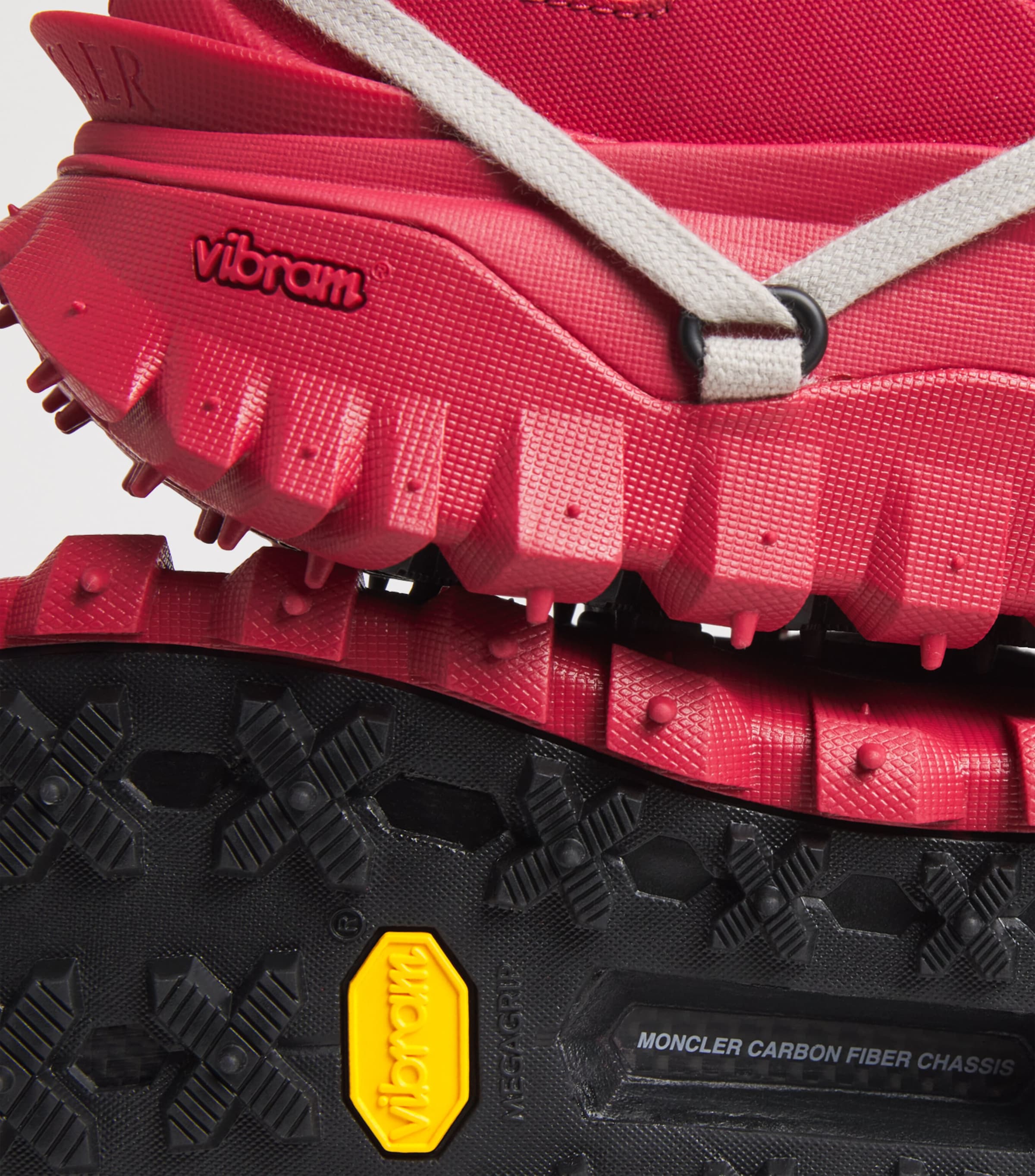 x Moncler Trailgrip Megalace Sneakers 438 - CARNELIAN Image 7