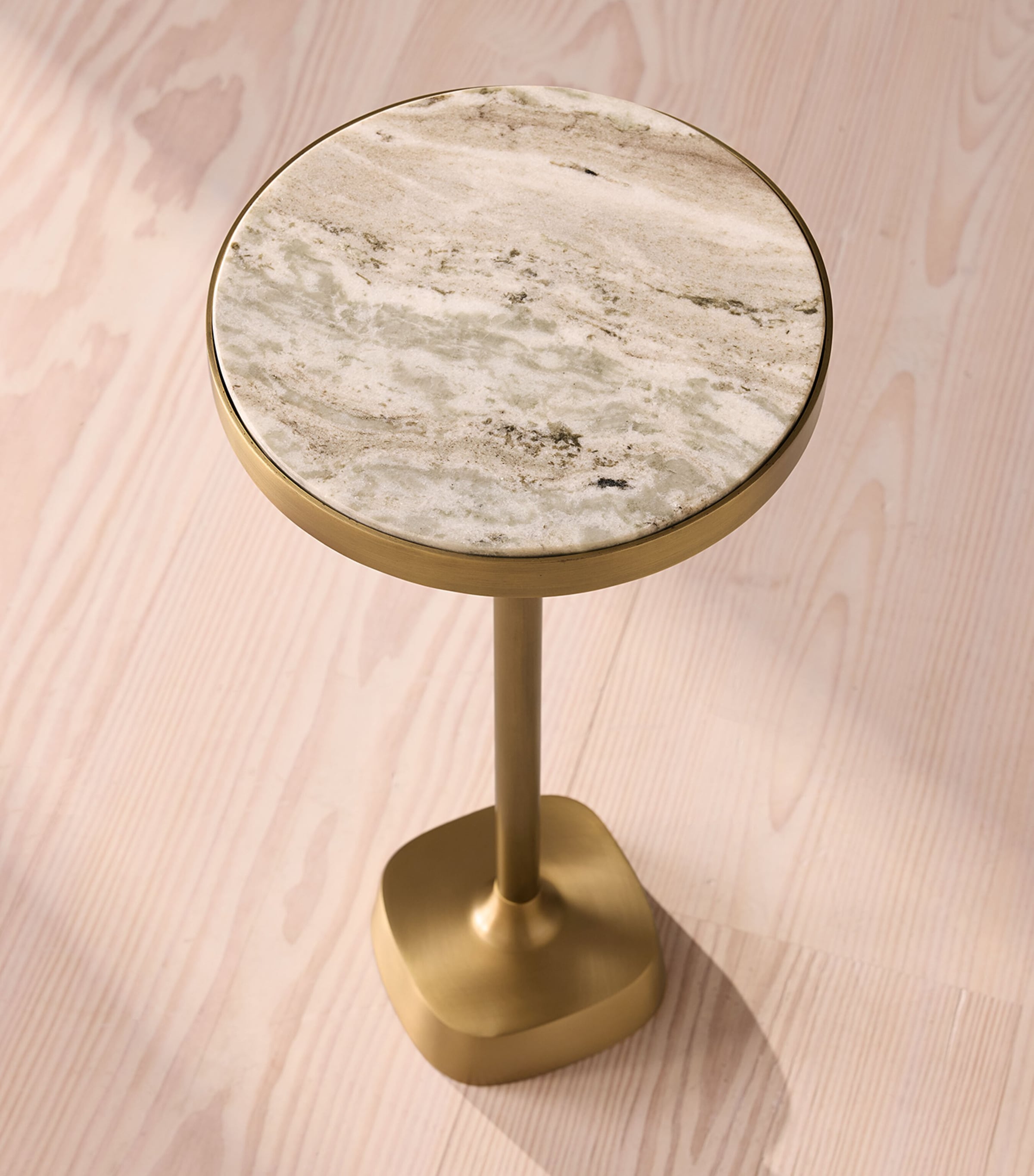 Soho Home Arlon Side Table Brass Image 2