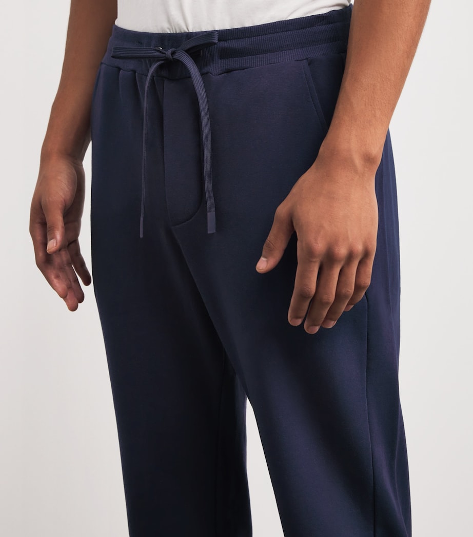 Stretch-Cotton Natural Living Sweatpants 1610 DEEP NAVY Image 6