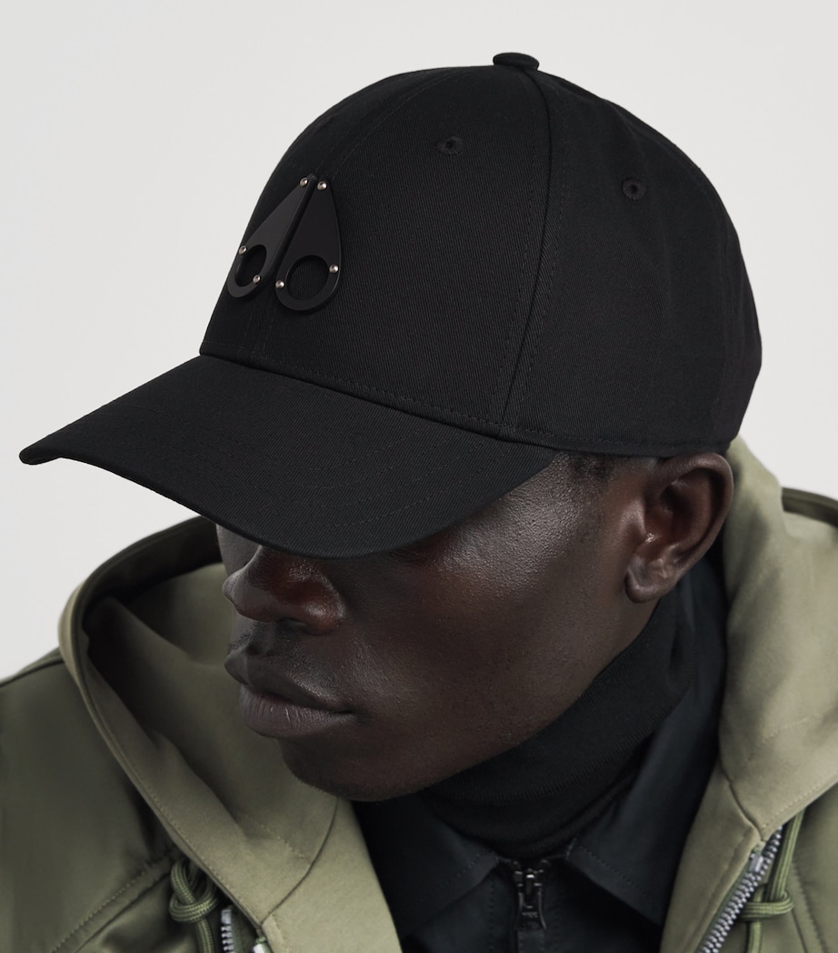 Cotton Logo Baseball Cap BLK/BLK LOGO-283 Image 2