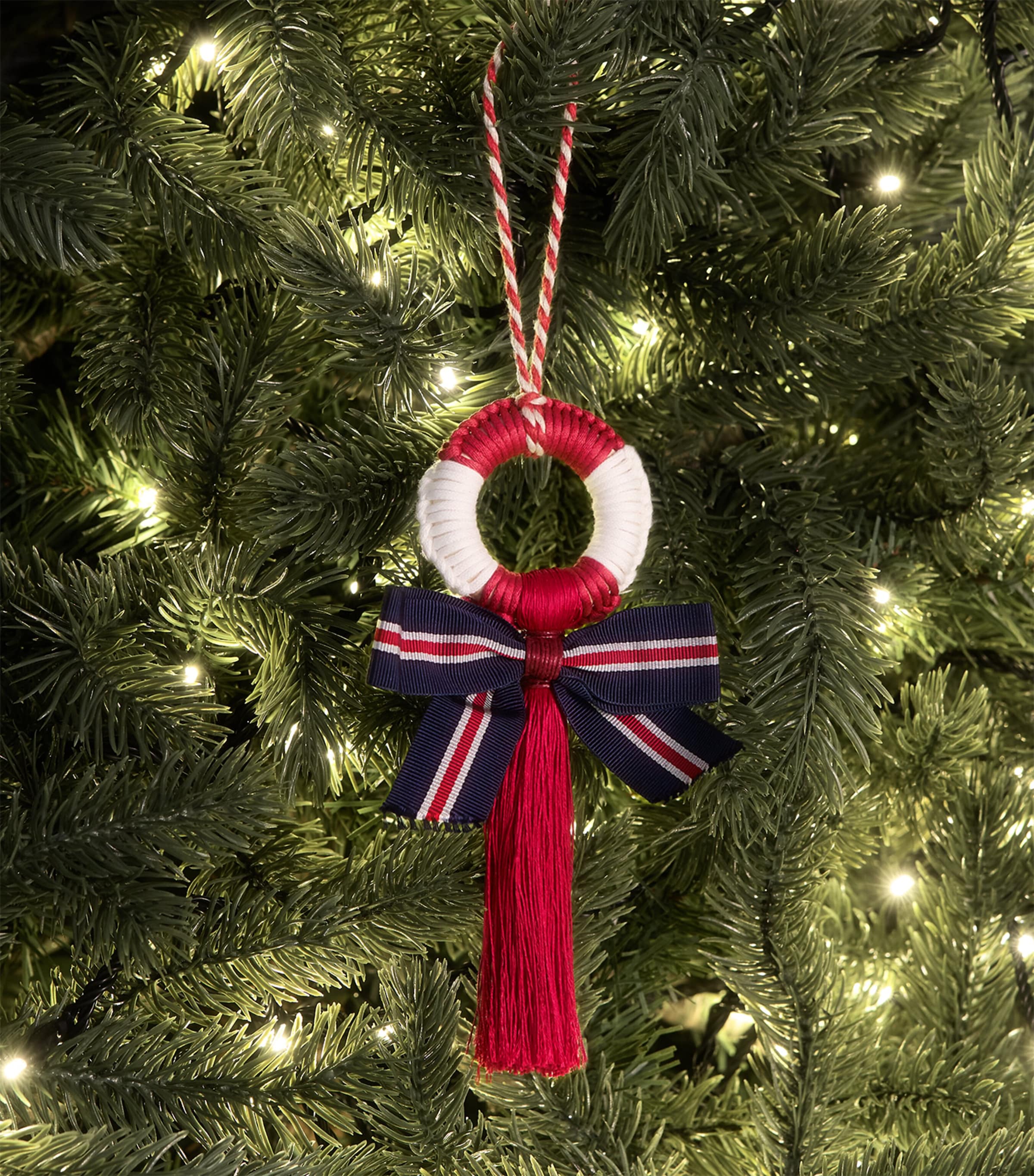 Jessica Light Life Ring Tree Decoration Red/white Image 3