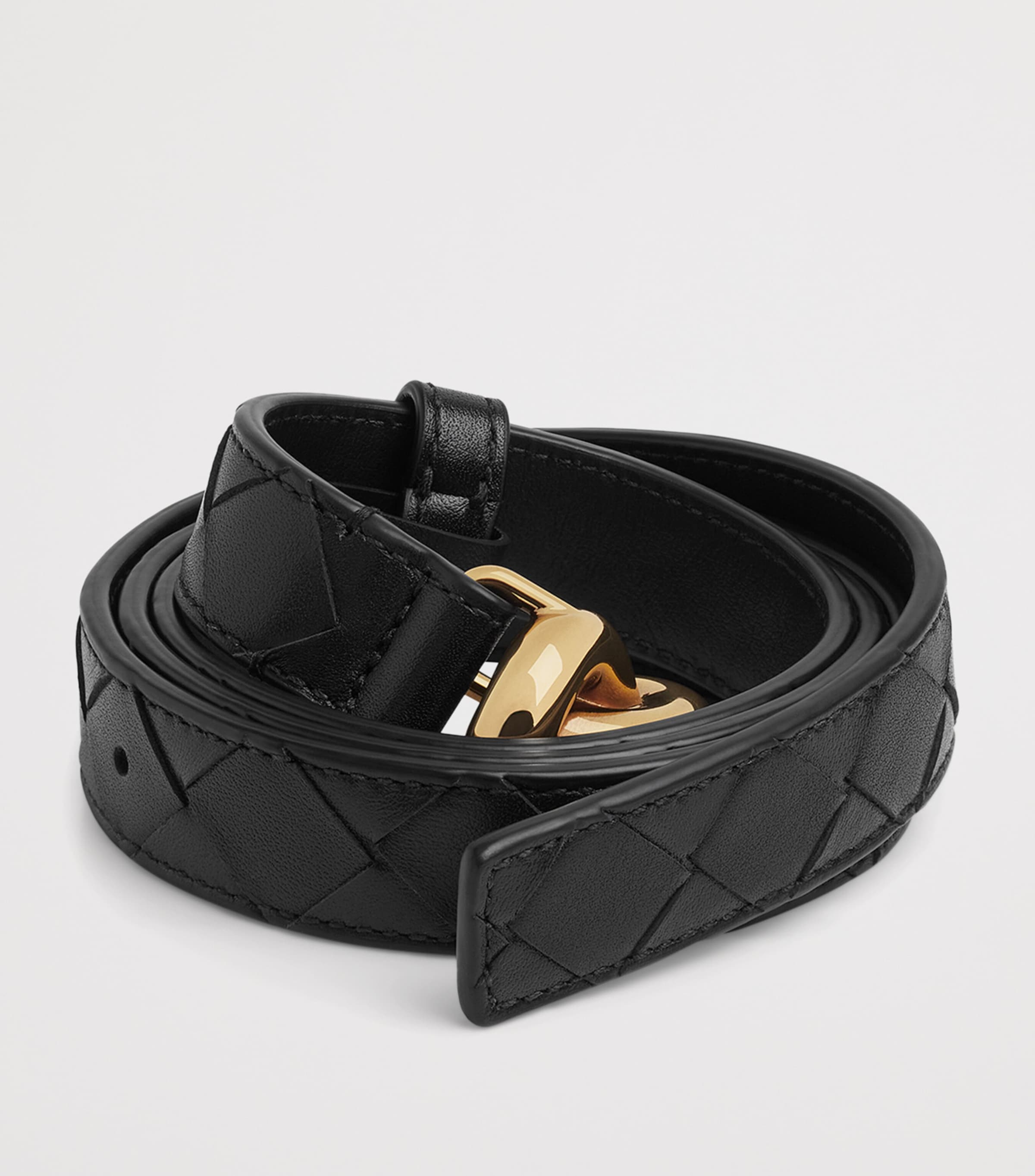 Bottega Veneta Leather Knot Belt | Harrods CA