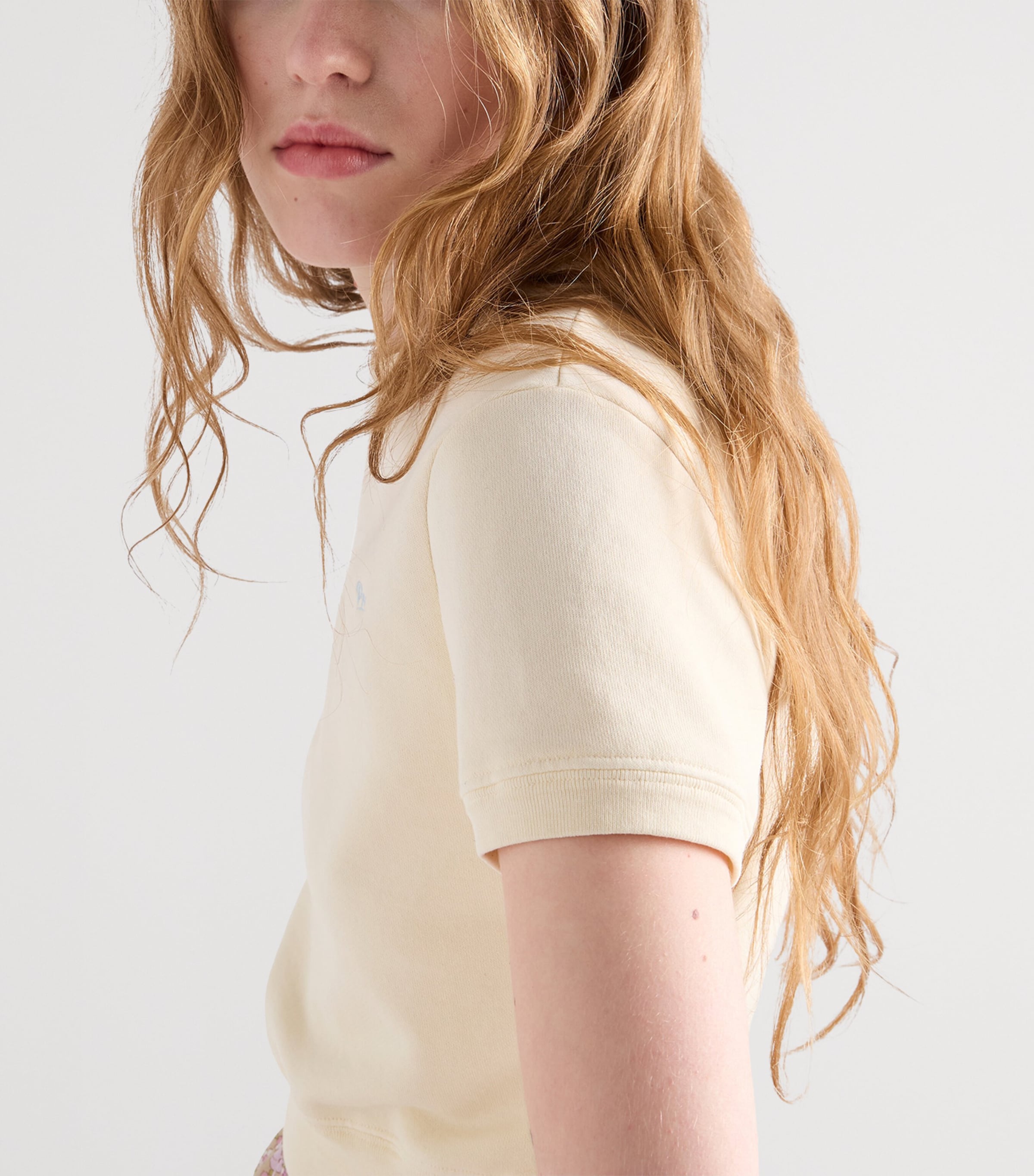 Prada Womens Cotton Fleece T-Shirt Image 3