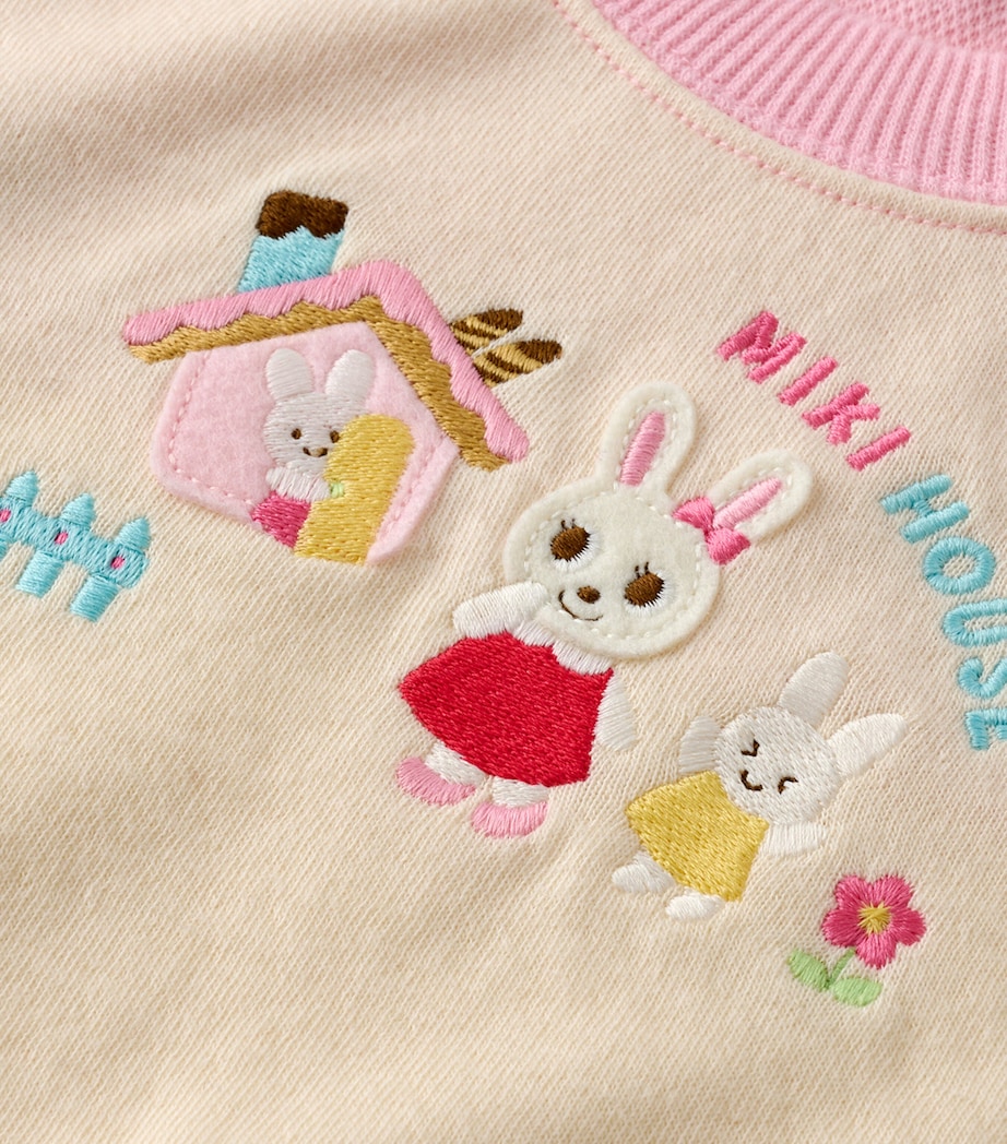 Miki House Cotton Embroidered Sweatshirt (12 Months-5 Years) Image 3