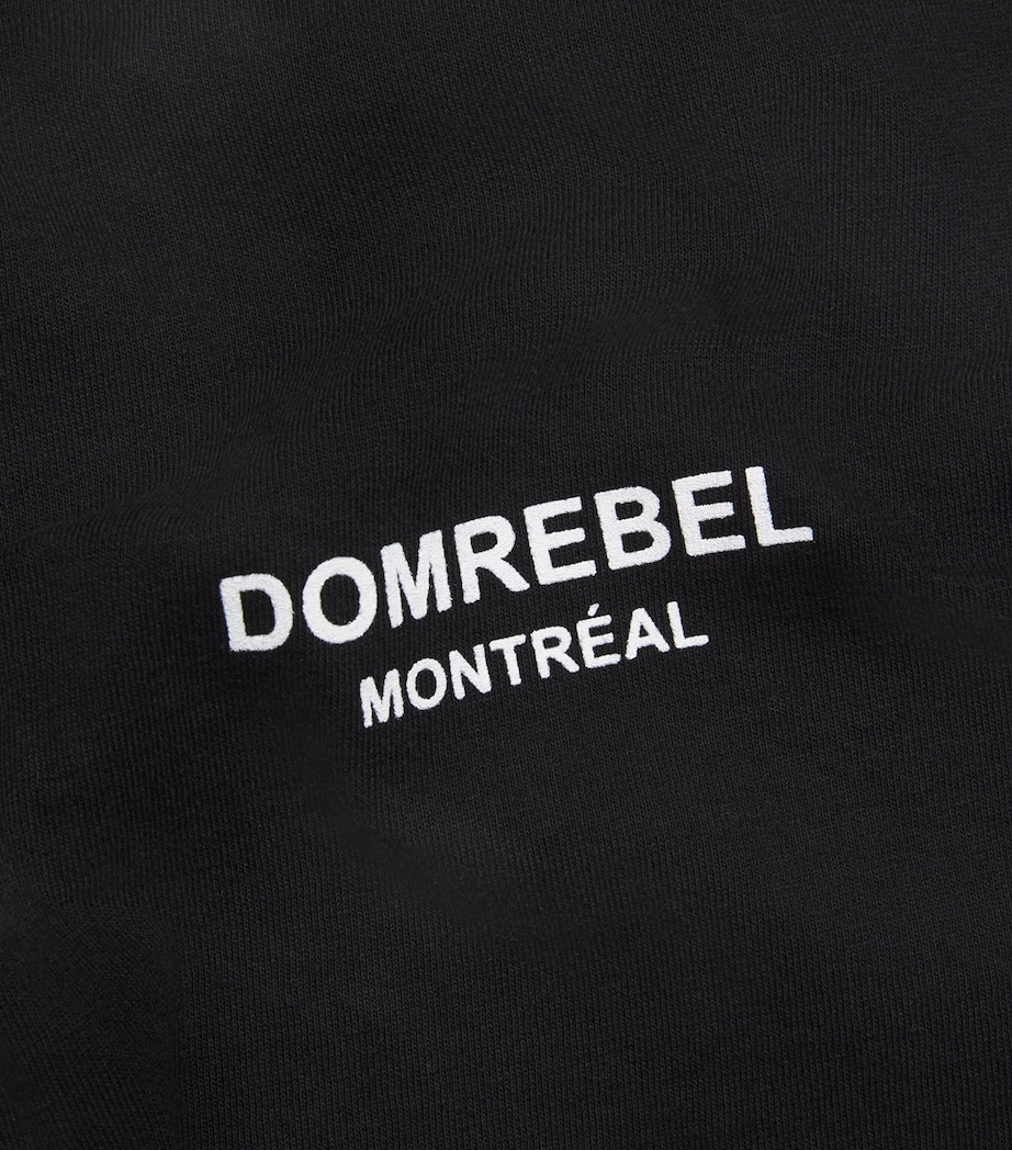 DOMREBEL Mens Cotton Teddy Print Play T-Shirt Black Image 5