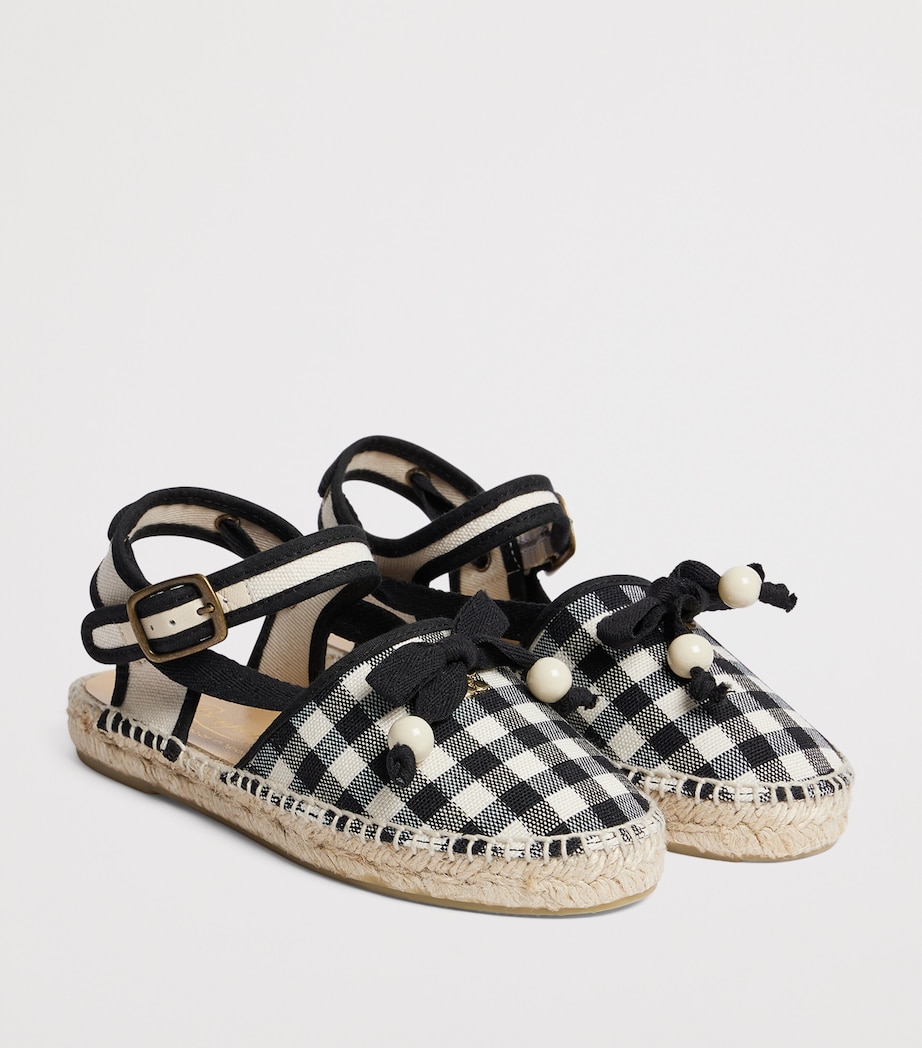 Woven Check Espadrilles VICHY NOIR Image 2