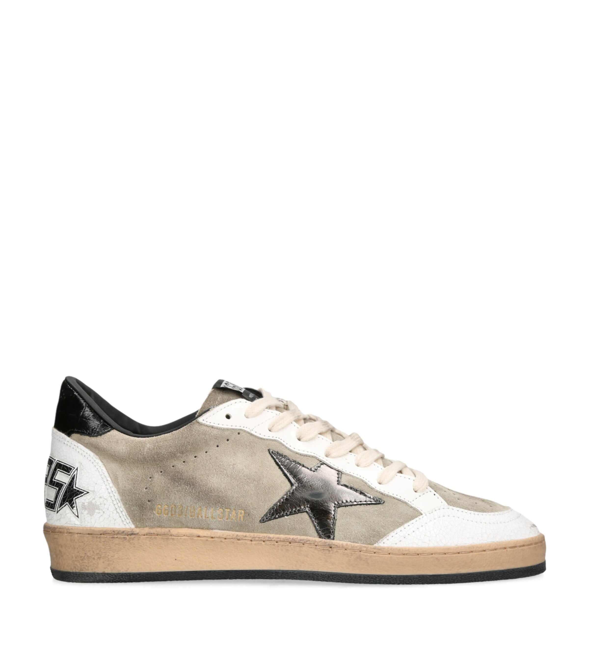 Golden Goose Leather Ball Star Sneakers Grey Mixed Image 1