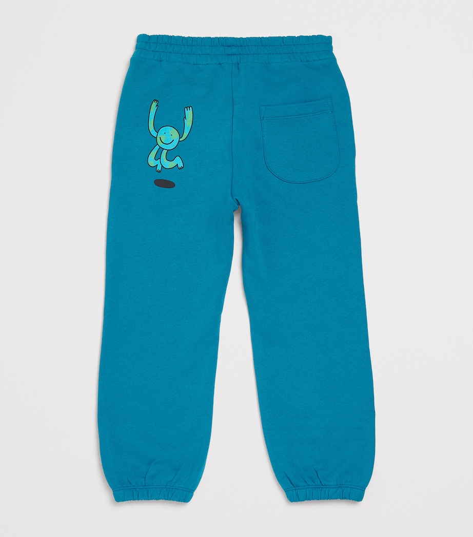 Cotton Graphic Sweatpants (3-14 Years) 60PBLU Image 2