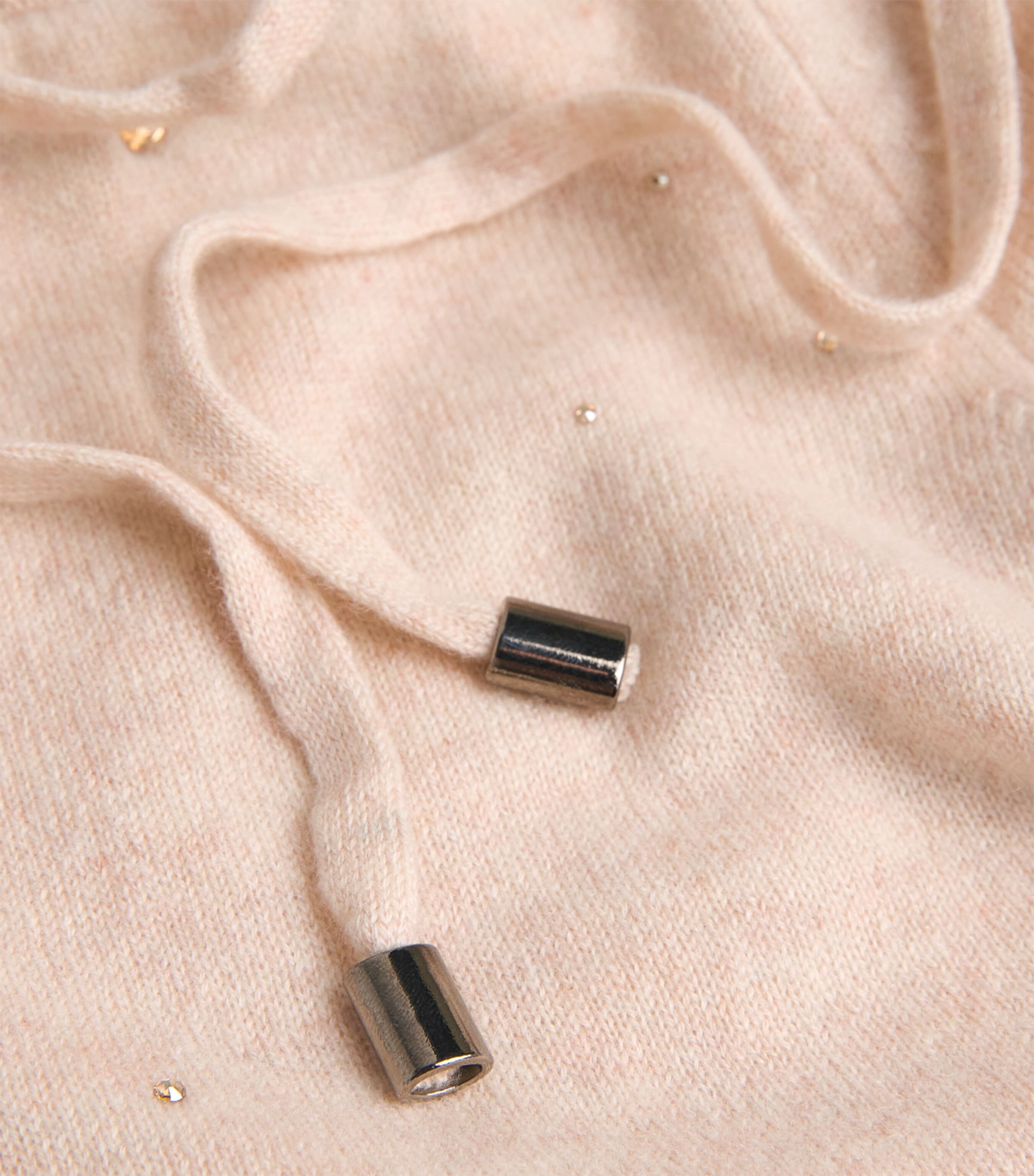 Cashmere Crystal-Embellished Sweatpants 001 GSHA BISCUI Image 5