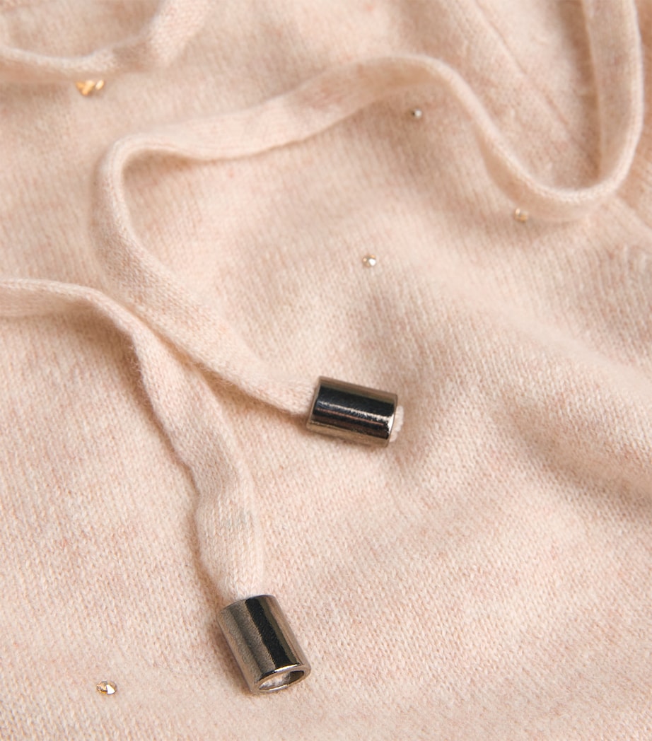 Cashmere Crystal-Embellished Sweatpants 001 GSHA BISCUI Image 5