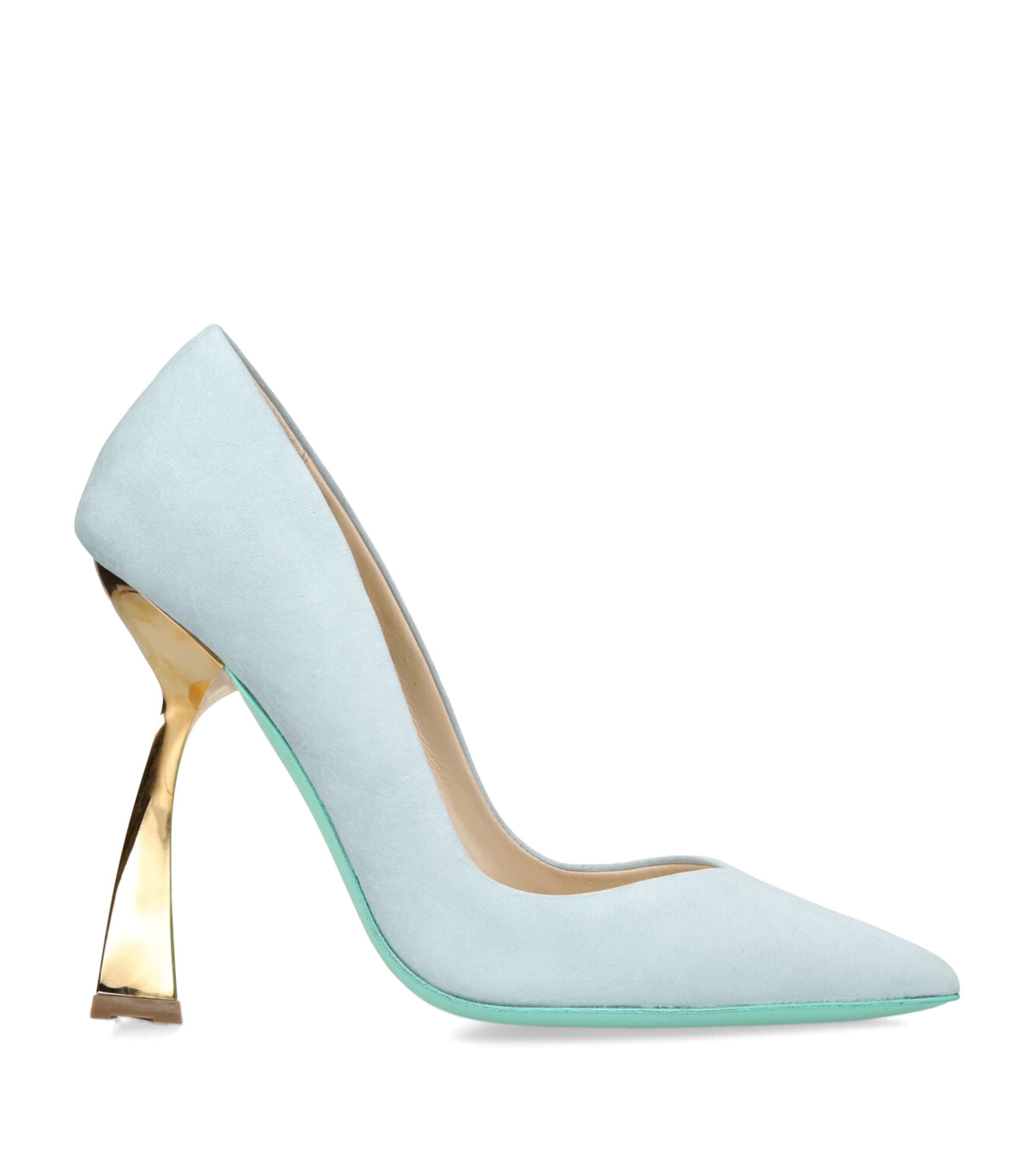 Shop Marion Ayonote Suede As I Am Pumps 100 In Blue