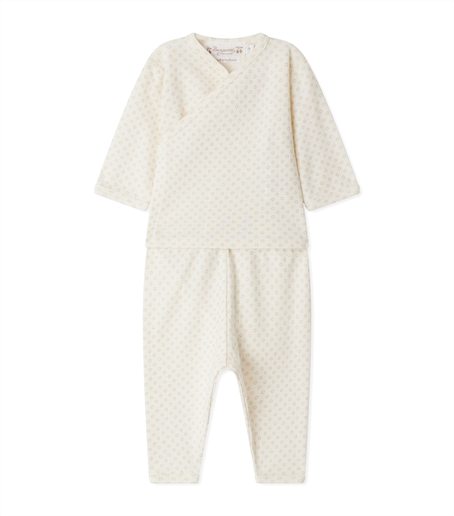 Organic Cotton Timao Crossover Top and Trousers Set (1-18 Months) PO OR Image 1