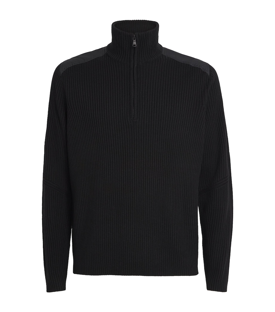 Wool-Blend Martin Hybrid Sweater BLACK9999 Image 1