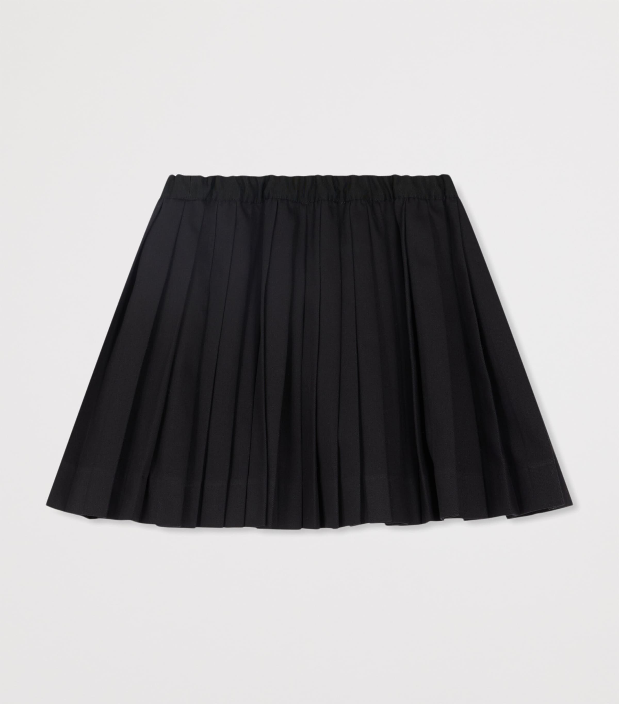 Cotton Jais Skirt (10-14 Years) NOIR Image 2