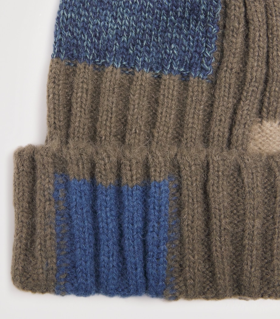 Tsugihagi Knit Beanie GRAY Image 3