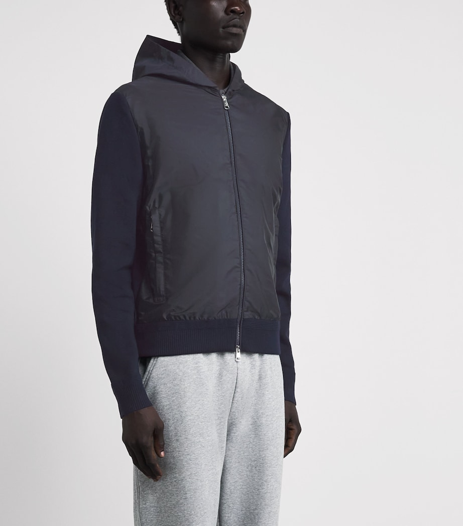 Moncler Mens Hybrid Hooded Cardigan Image 4