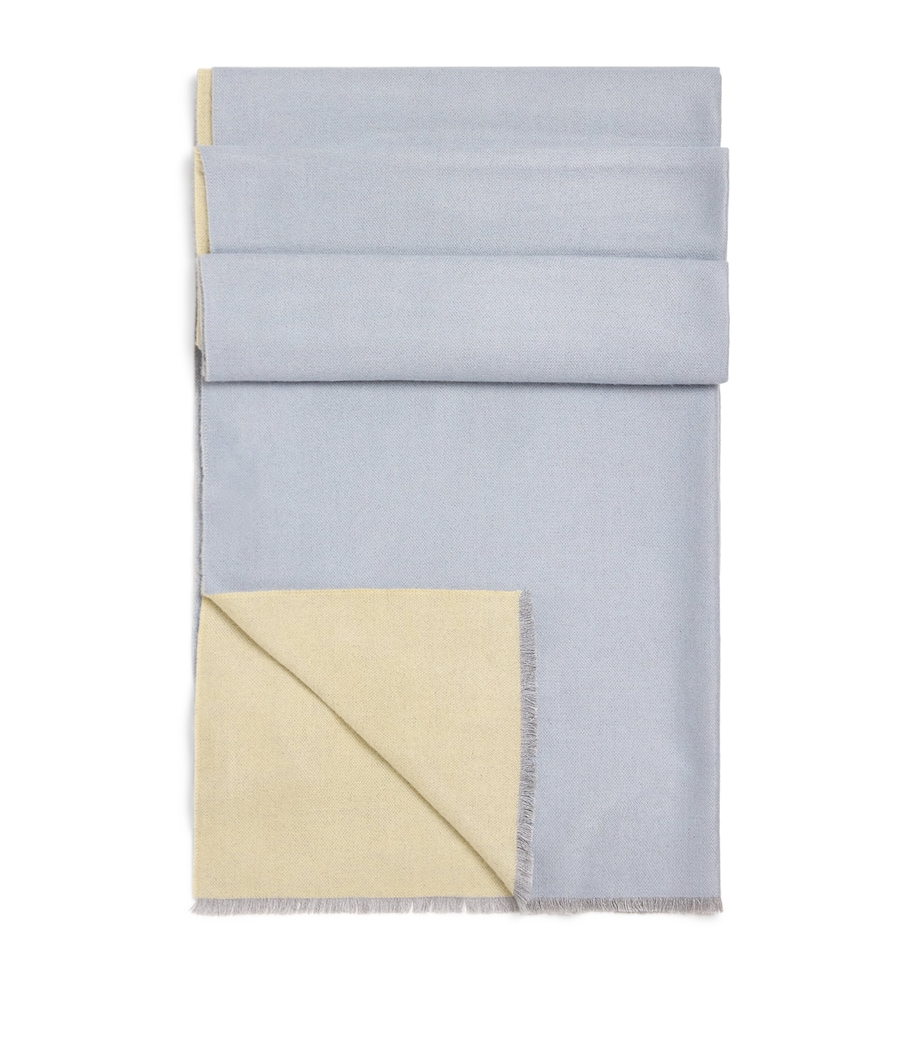 Double-Faced Stole SKY-BLUE Image 1