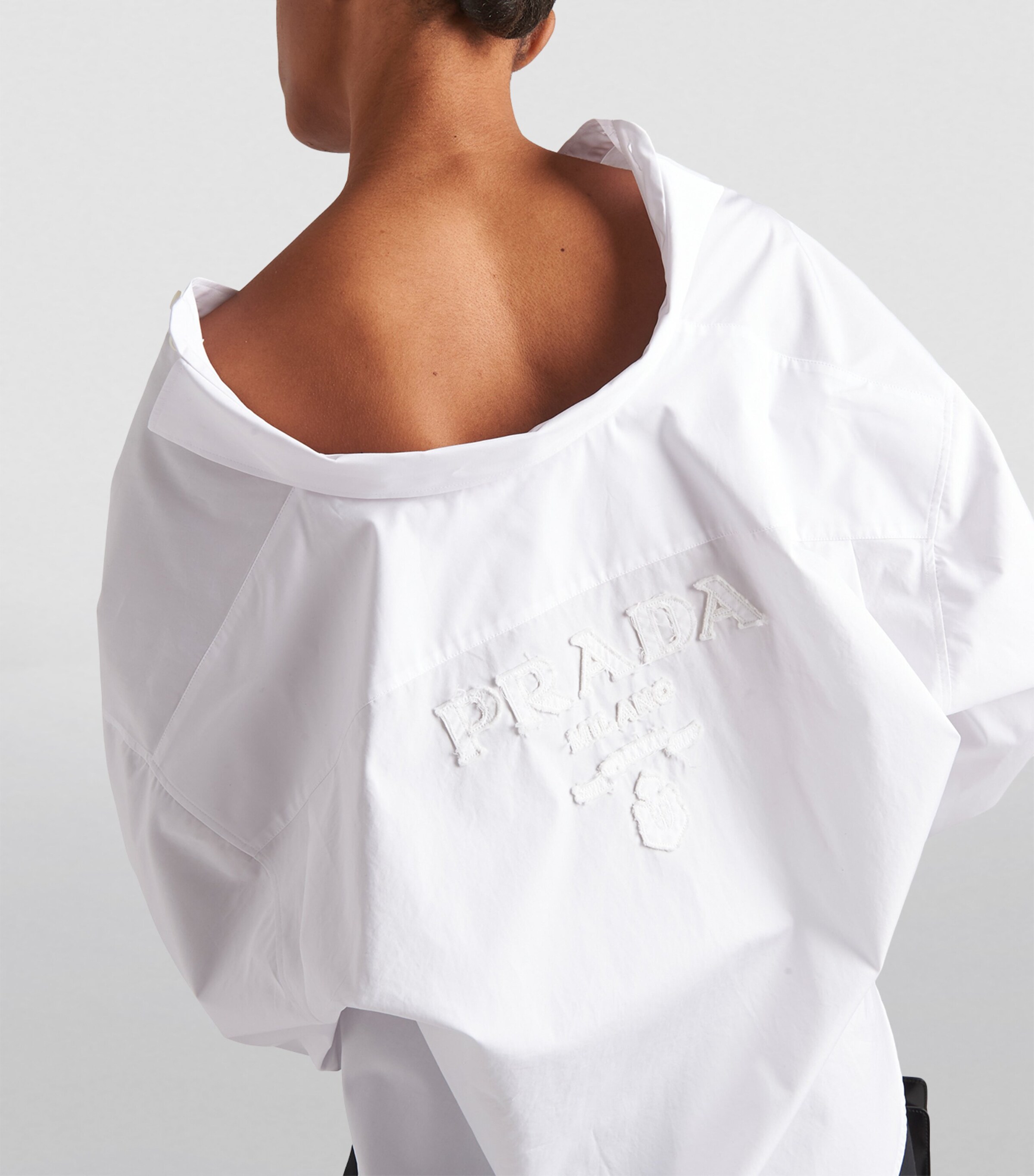 Back-Logo Oversized Shirt F0009 Image 3