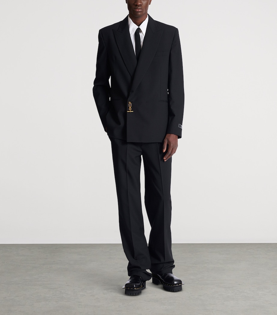 Wool Blazer 0PA NOIR Image 3