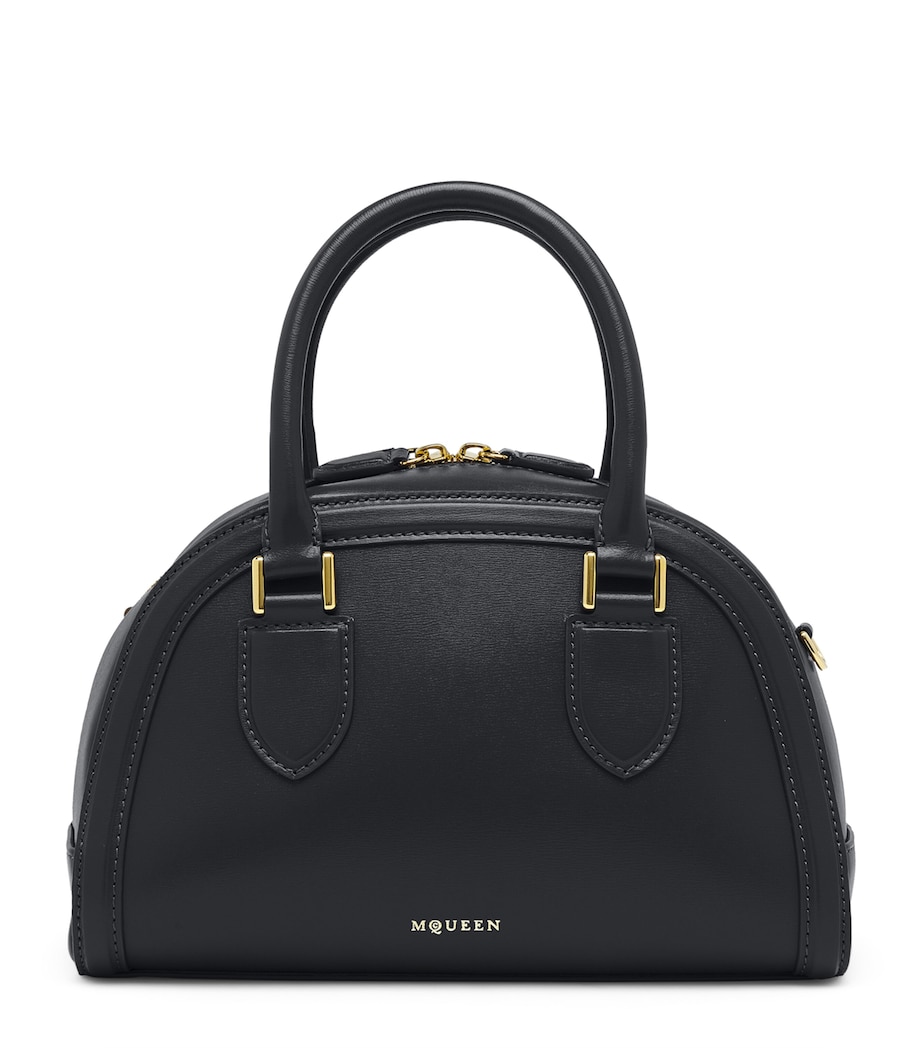 McQueen Small Leather Birdee Boston Cross-Body Bag Image 1