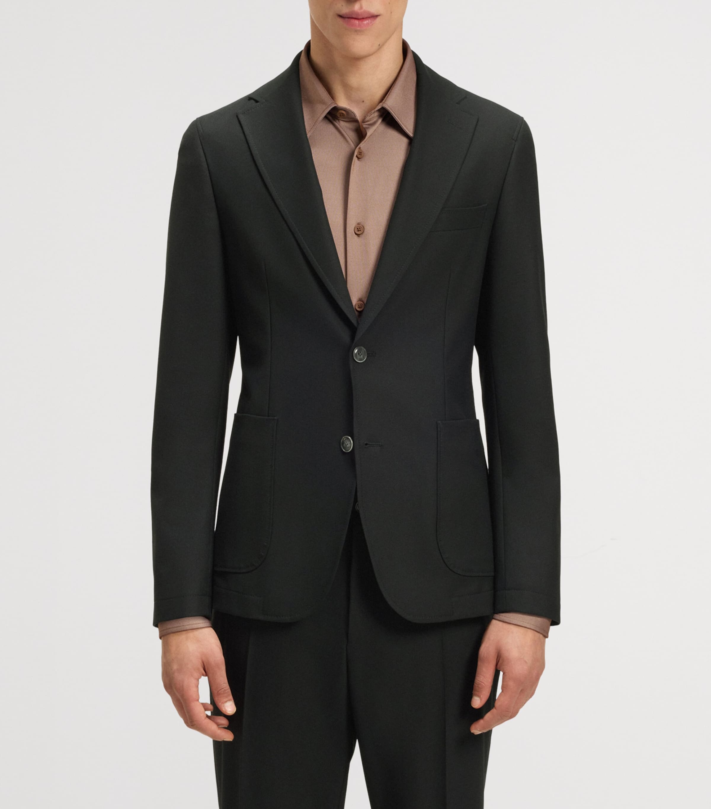 Single-Breasted Slim Blazer 1 Image 3