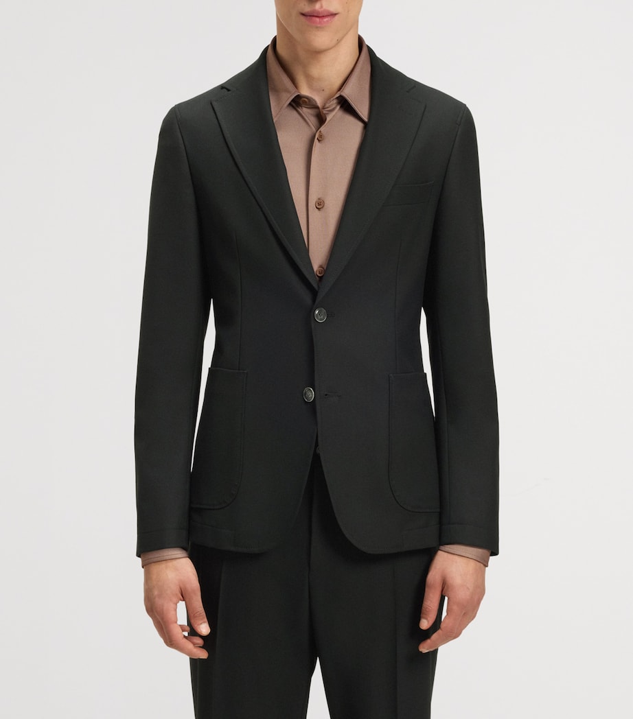 Single-Breasted Slim Blazer 1 Image 3