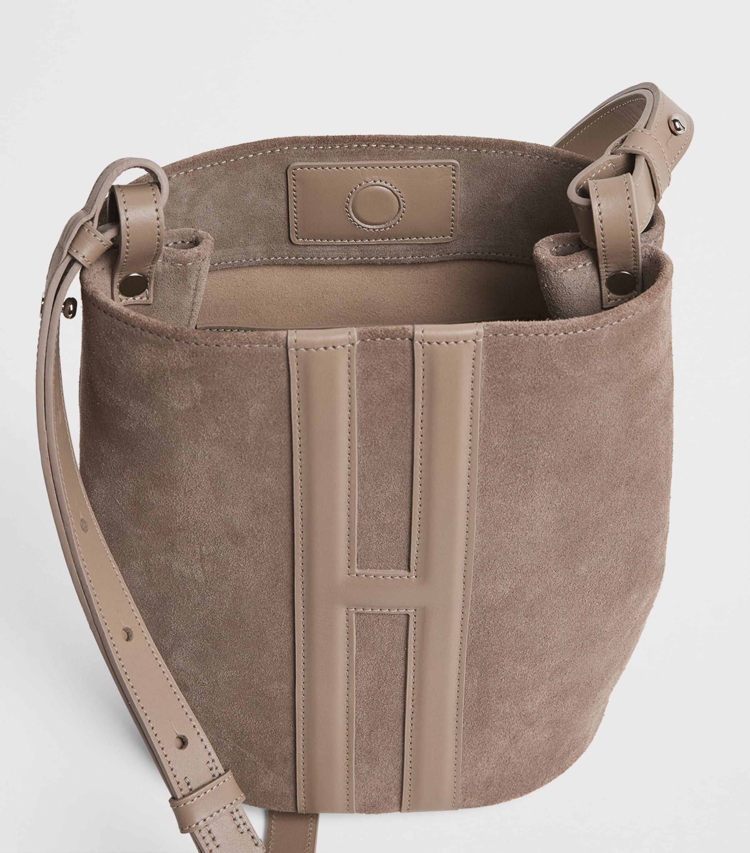 Suede H Cross-Body Bag NEUTRAL Image 4
