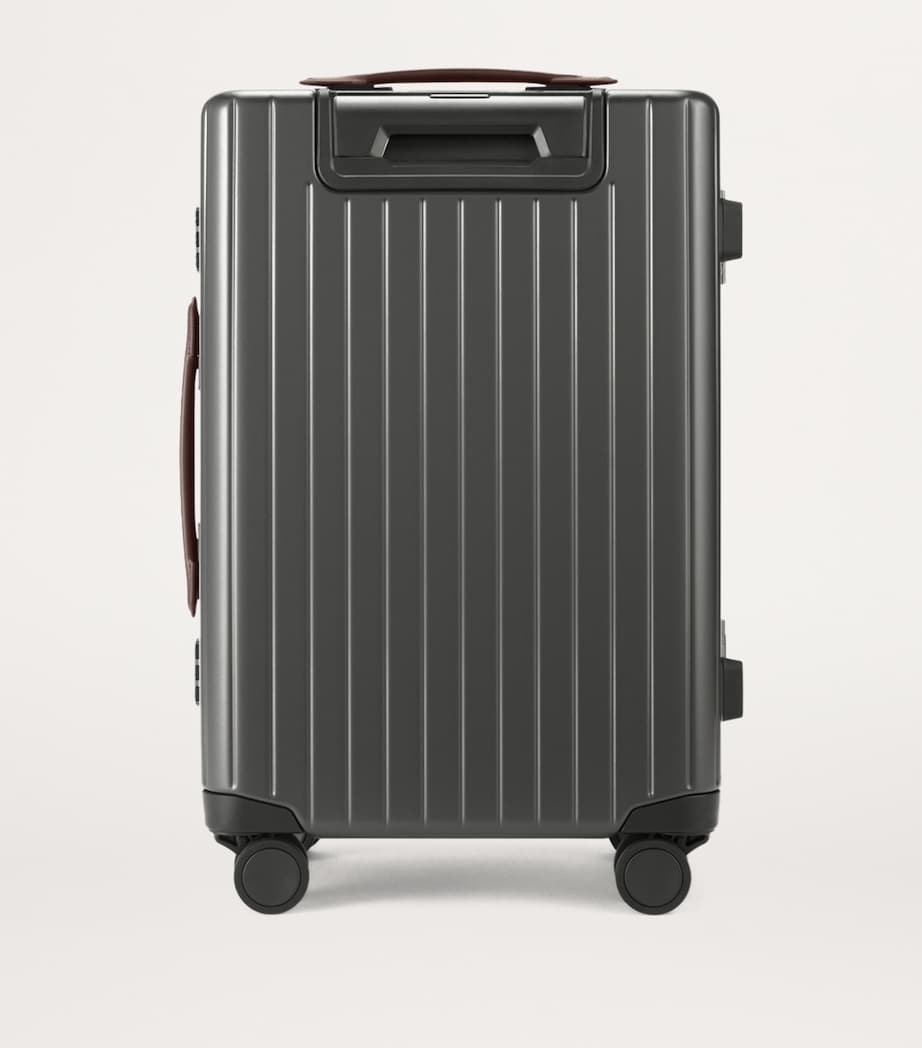 Carl Friedrik The Carry-On X Suitcase (55cm) Grey/ Chocolate Image 3