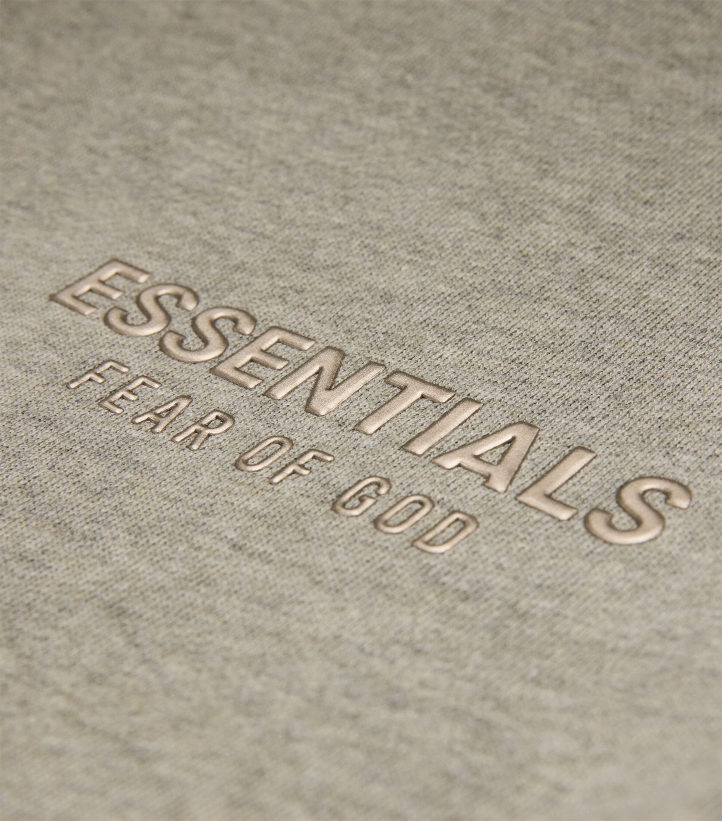 FEAR OF GOD ESSENTIALS Mens Cotton-Blend Soccer Shorts Concrete Heather Image 5