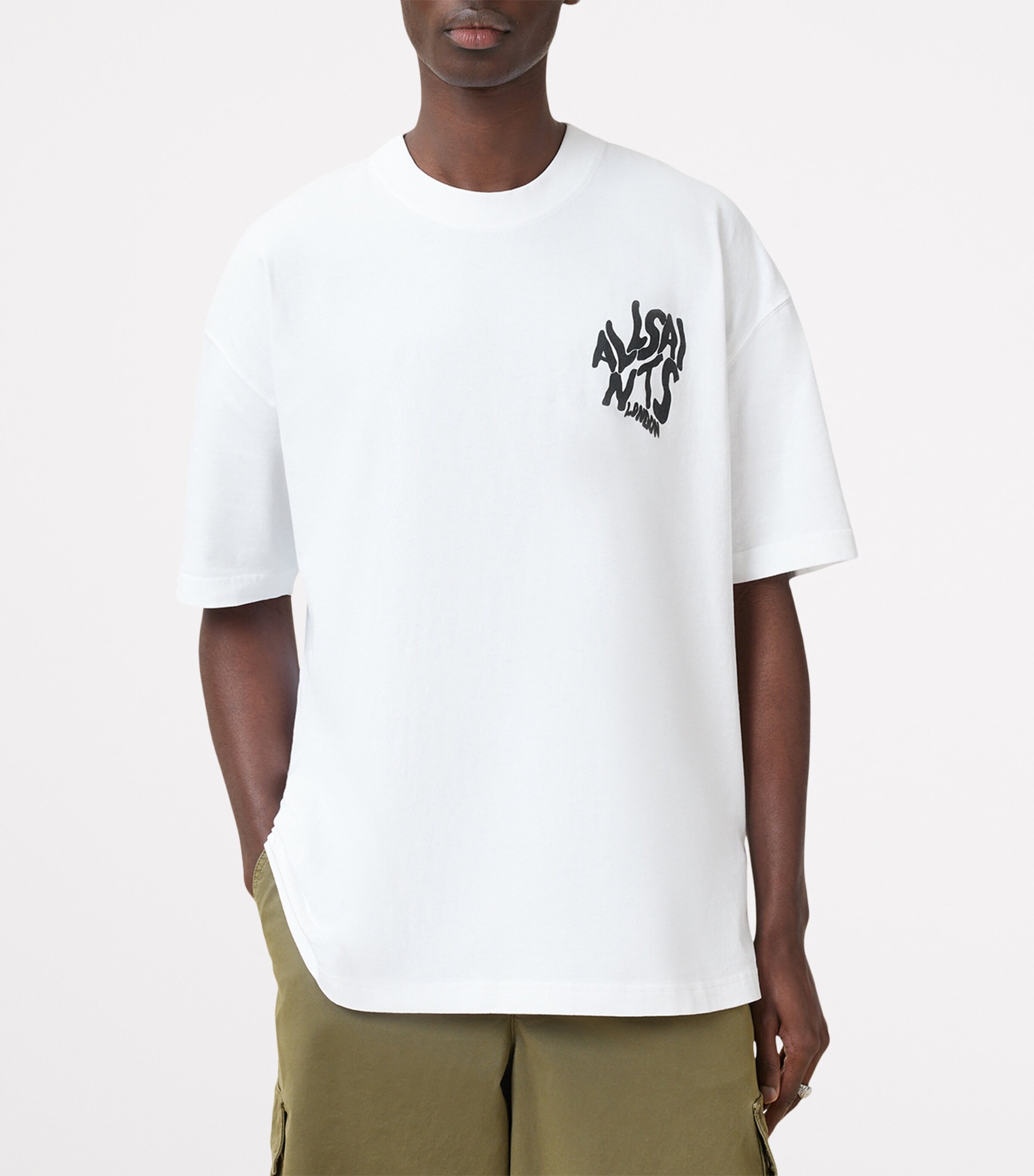 Organic Cotton Orlando T-Shirt ASHEN WHITE Image 4