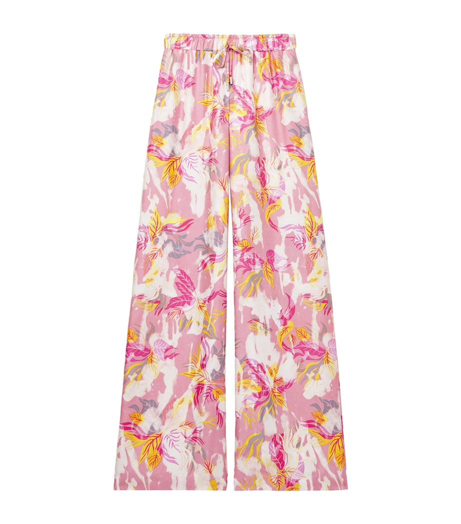 Silk Floral Pyjama Trousers 5067 Image 1