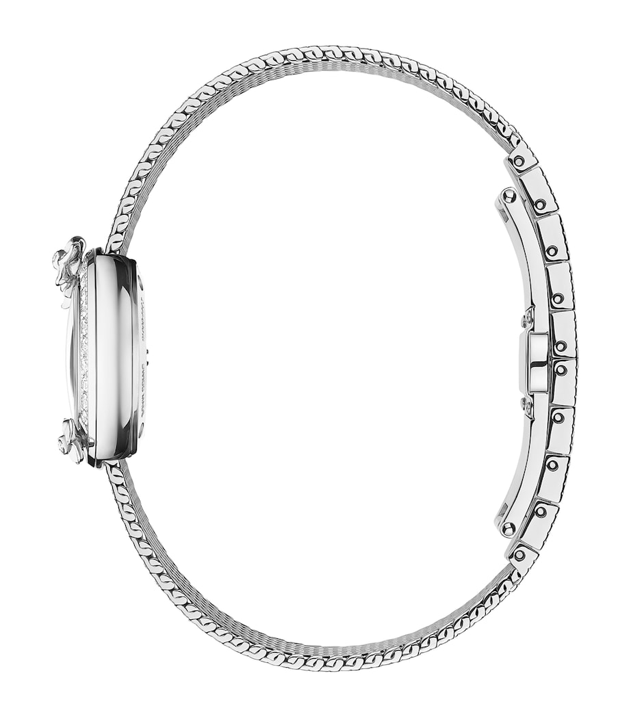 Stainless Steel and Diamond Hortensia Watch 28mm STAINLESS STEEL Image 4