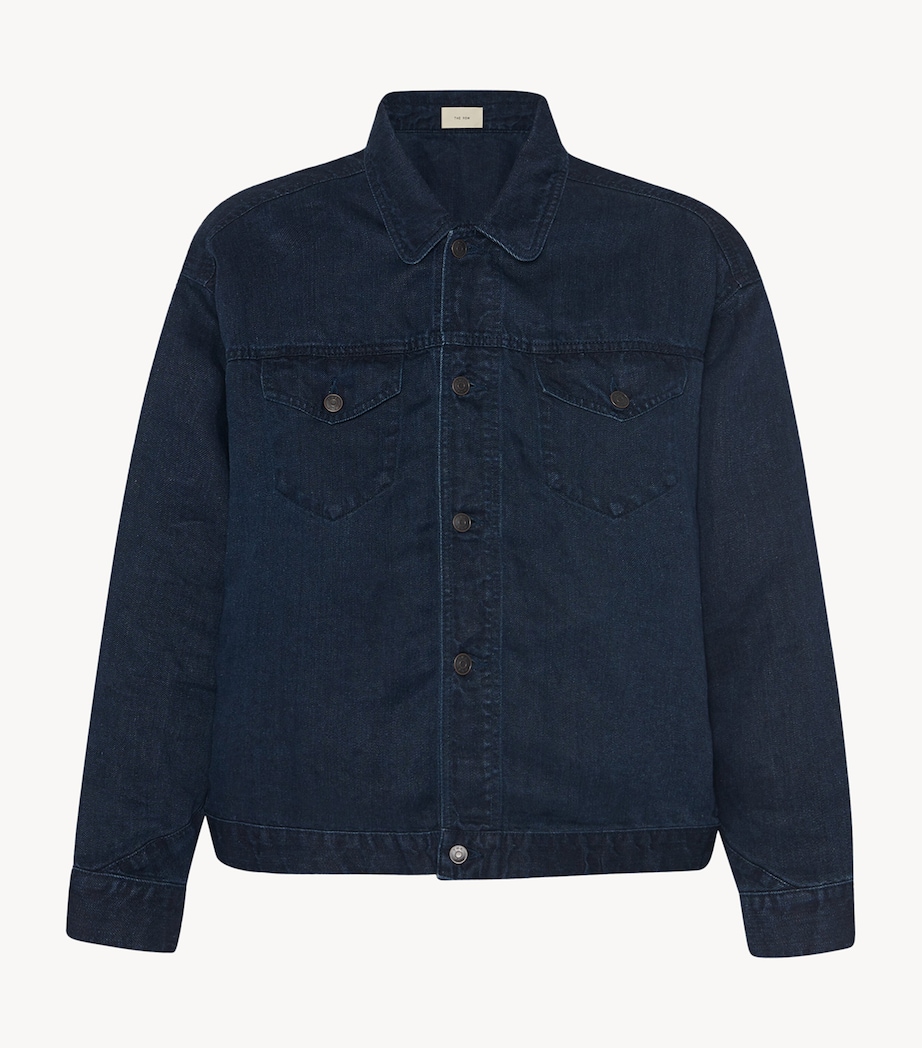 Seb Linen Jacket DARK INDIGO Image 1