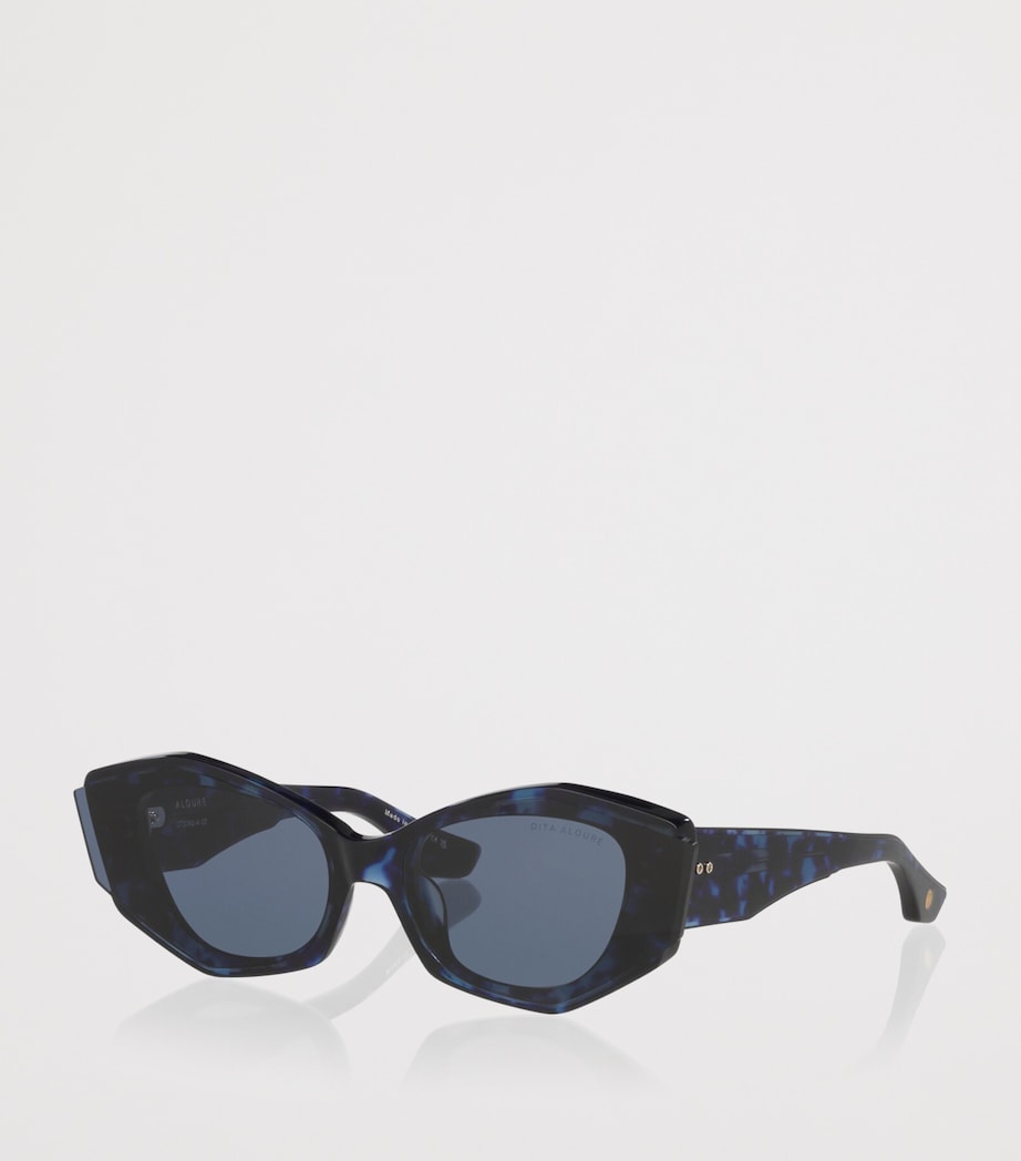 DITA Aloure Angular Cat Eye Sunglasses Blue Image 2