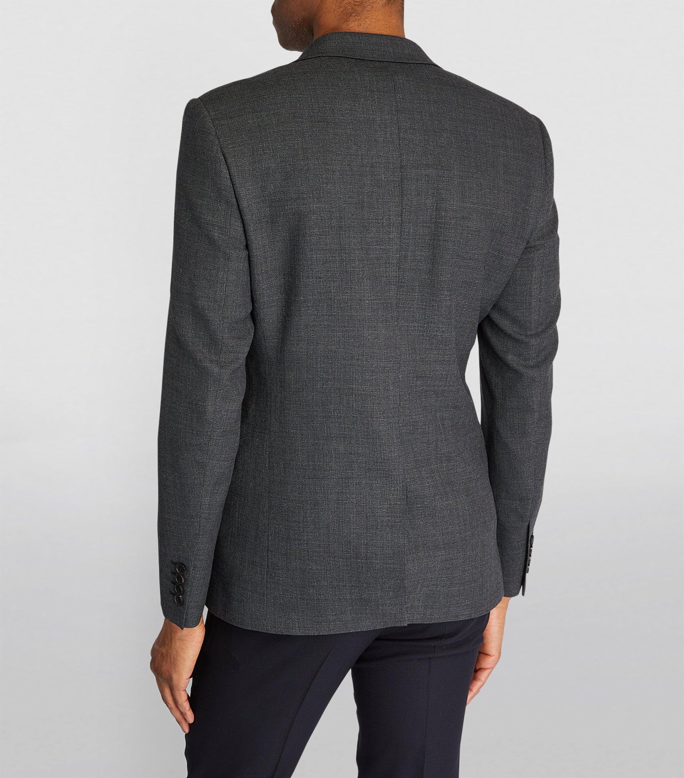 Sandro Paris Mens Wool Suit Jacket White Image 4